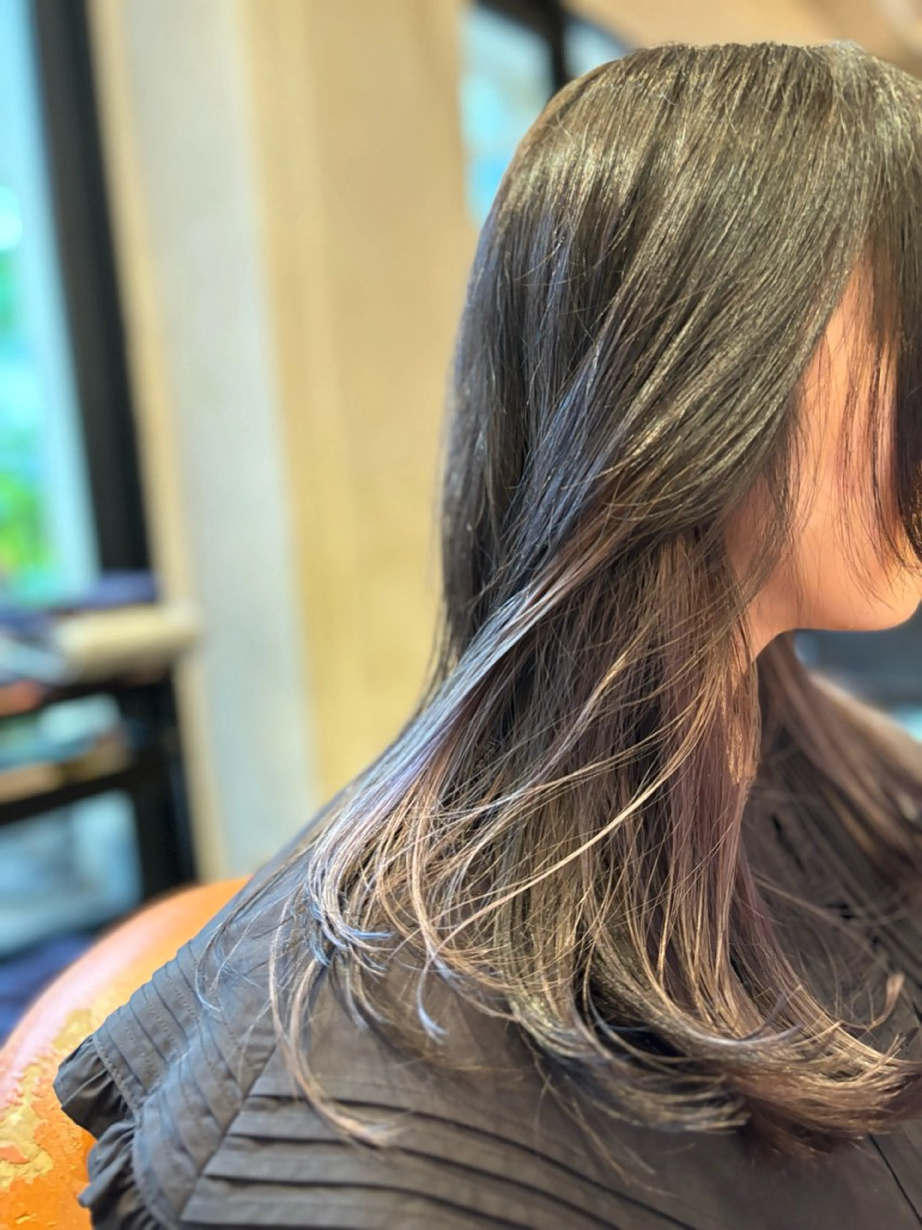 カラー 透明感カラー ラベンダーカラー 髪質改善カラー ベージュ🤎YUMEのヘアスタイル