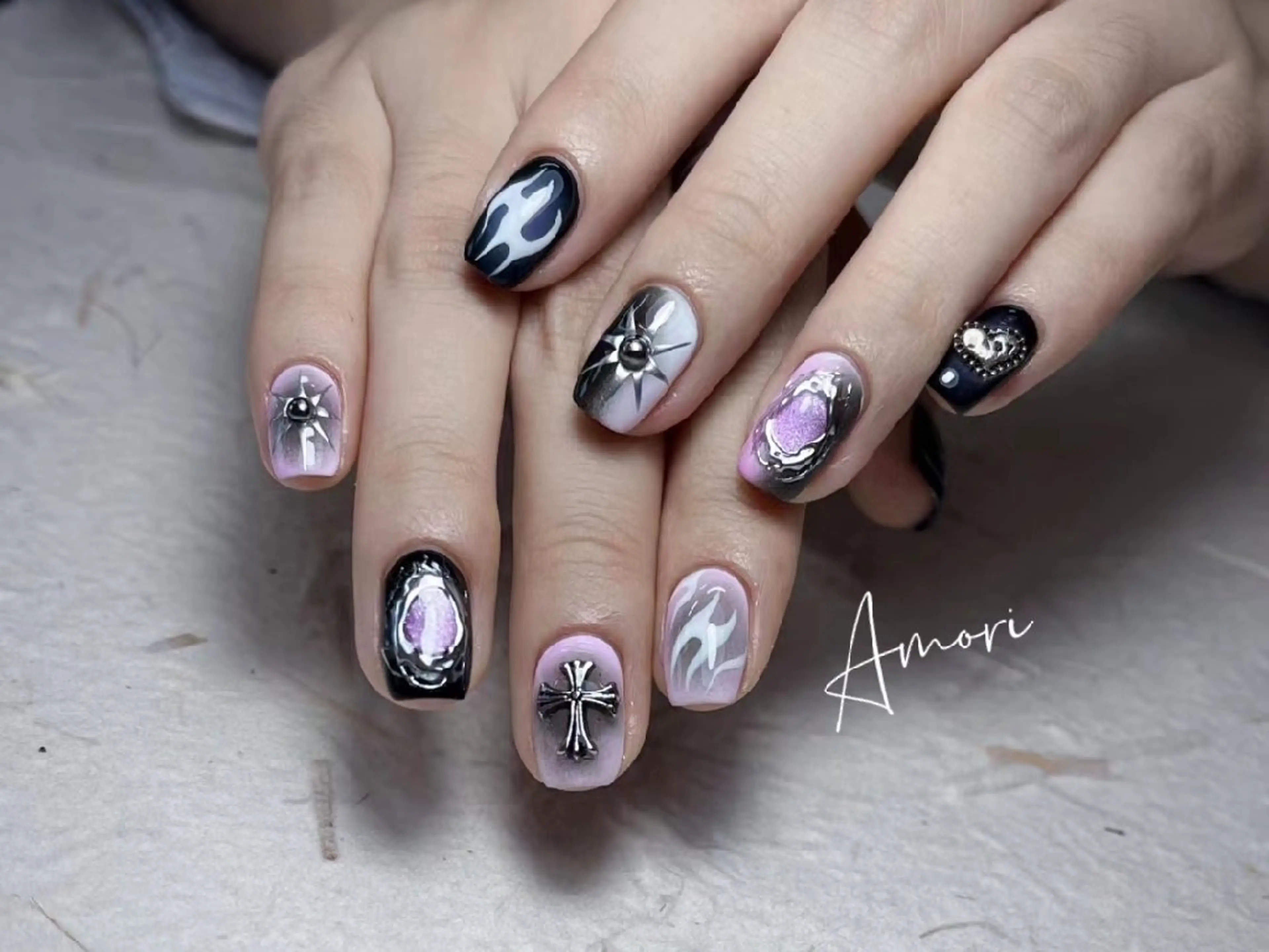 ネイル Amoriネイル 🐼のネイルデザイン