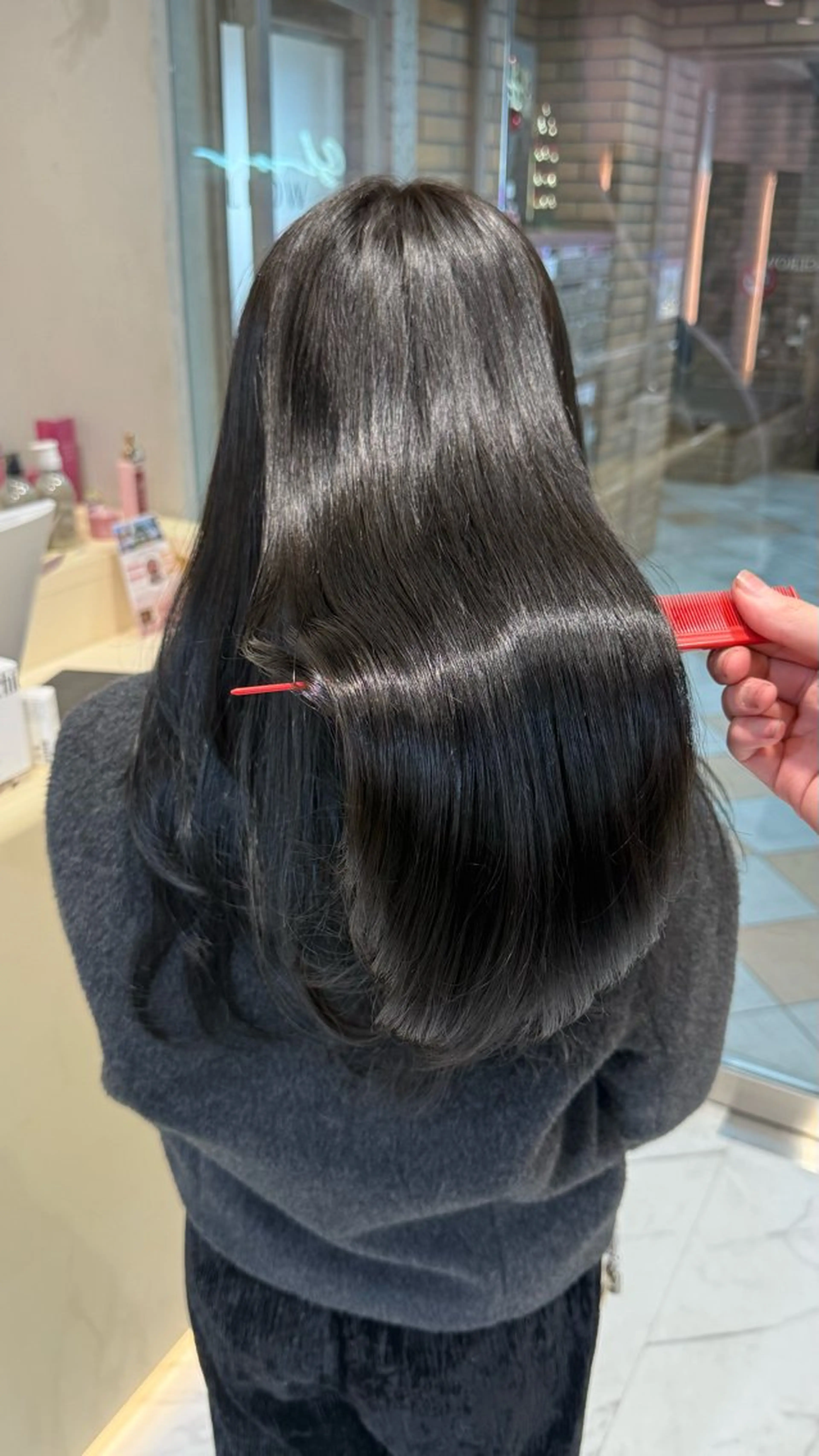 ロング カラー ヘアカラー トリートメント 髪質改善 顔まわり 🌿柏崎颯刀のヘアスタイル