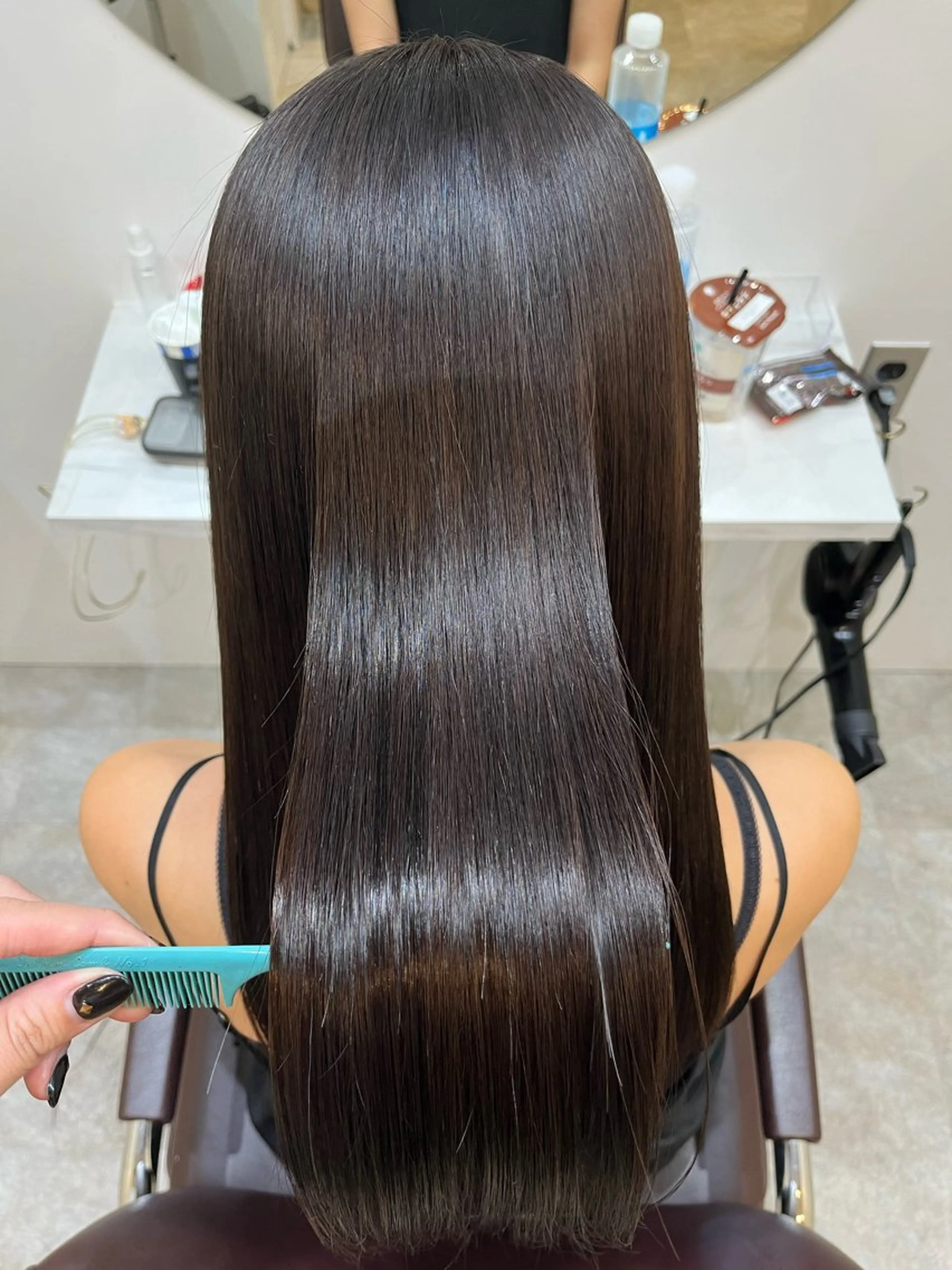 ロング カラー カット ヘアカラー トリートメント 【髪質改善　艶髪】 布川　莉穂のヘアスタイル