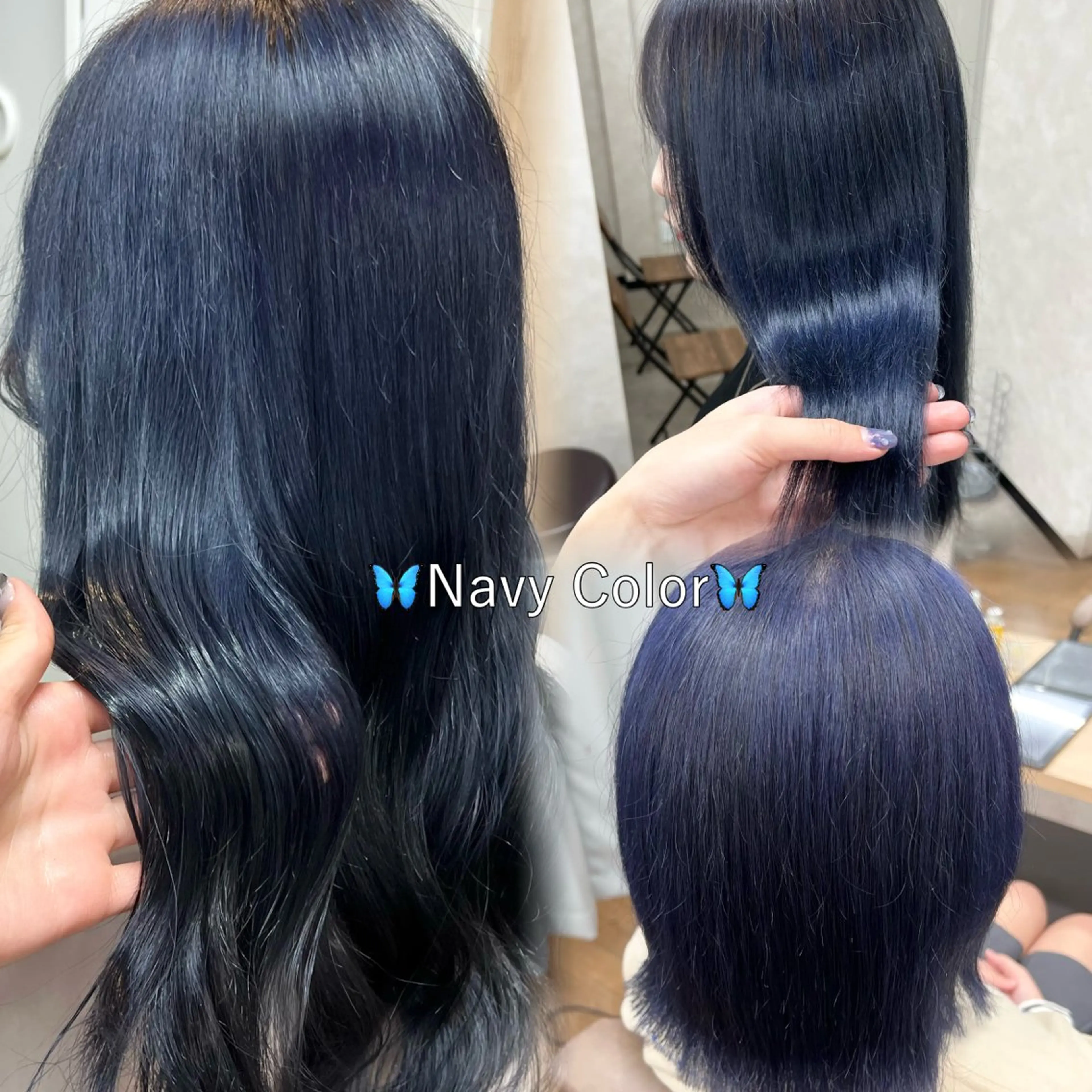 カラー 岡野 綾のヘアスタイル