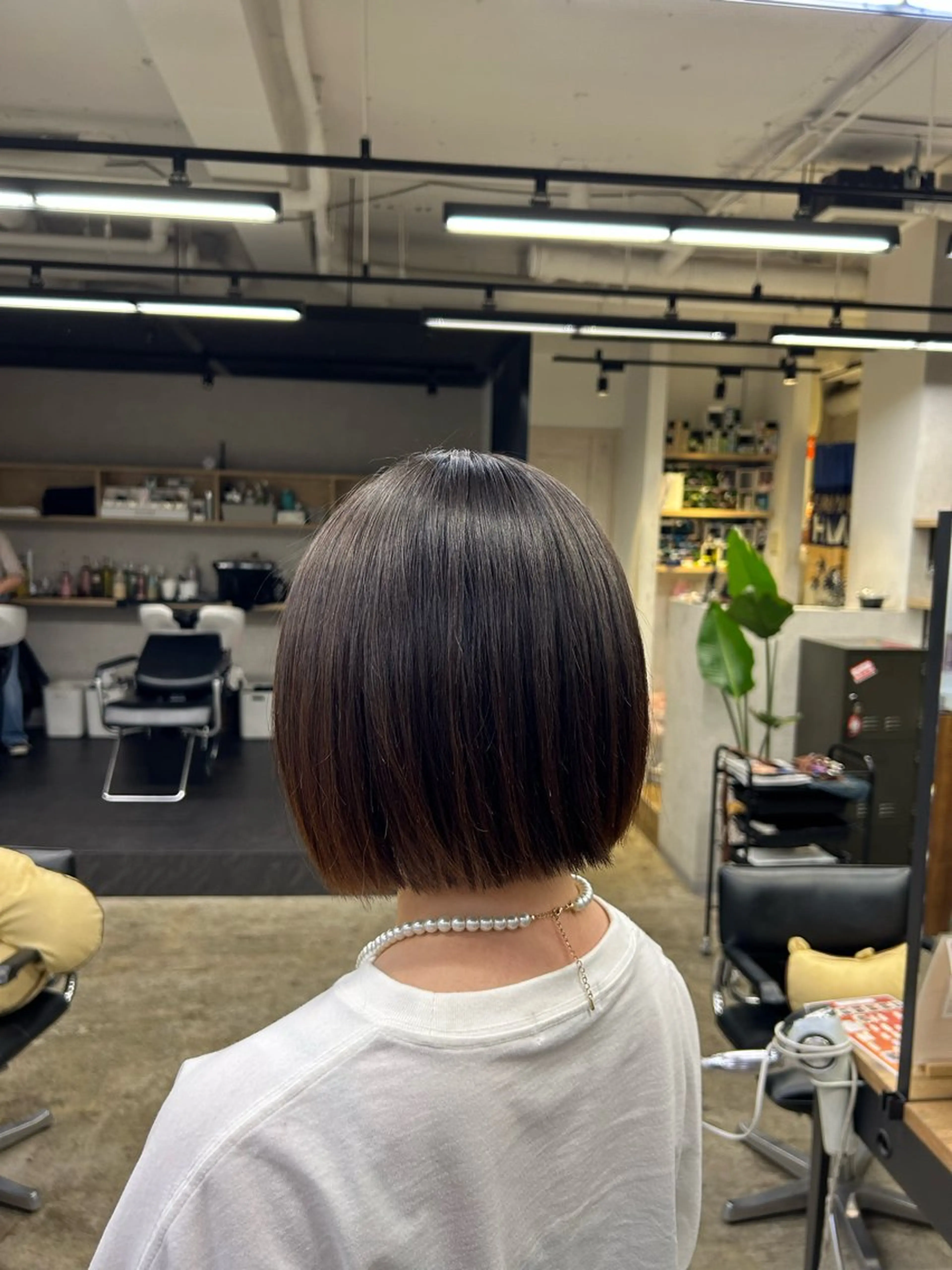 縮毛矯正 【垢抜けマッシュ】/ 藤沢/Hinaのヘアスタイル