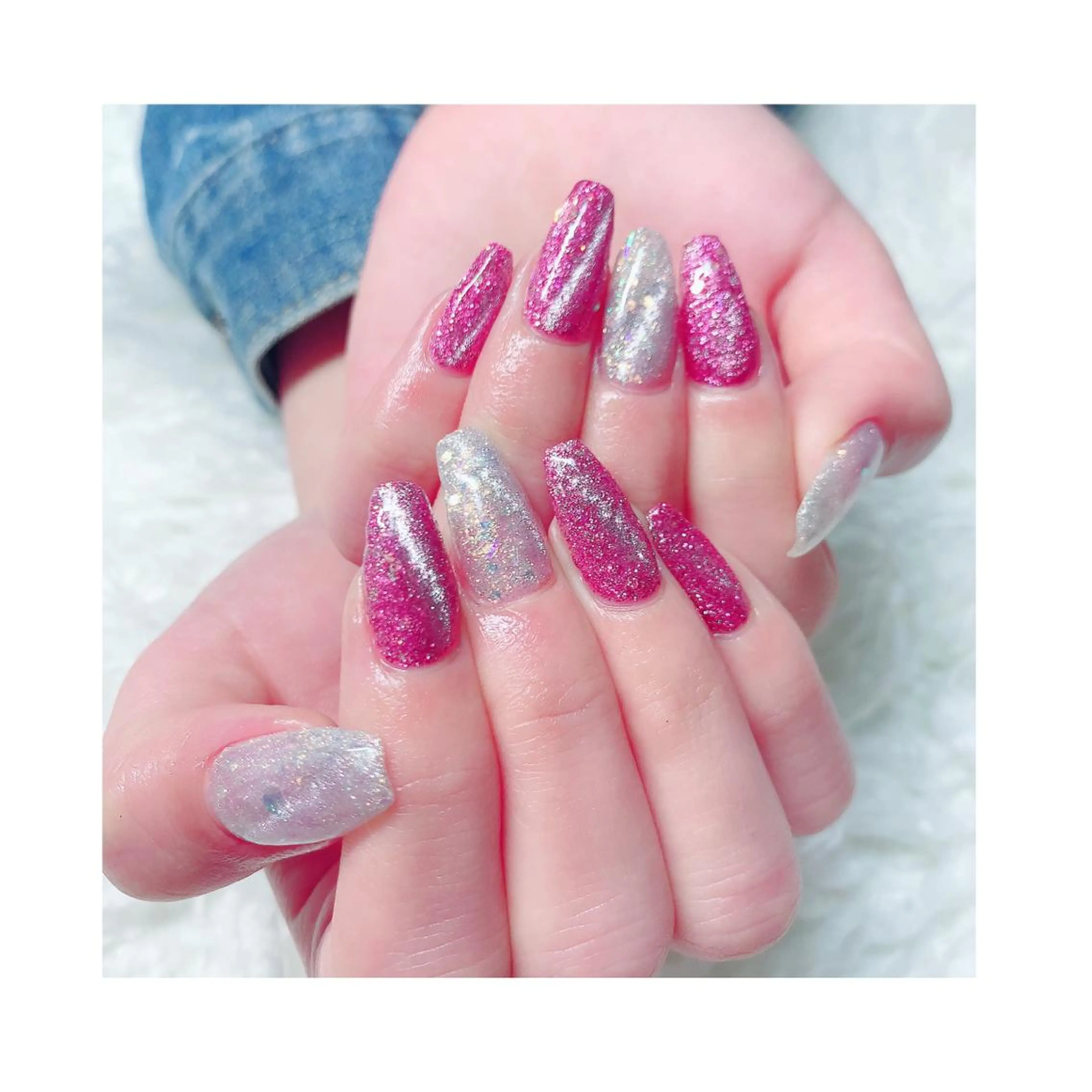 ネイル アートネイル フットネイル キラキラネイル マグネットネイル ニュアンスネイル nail happiness.のネイルデザイン