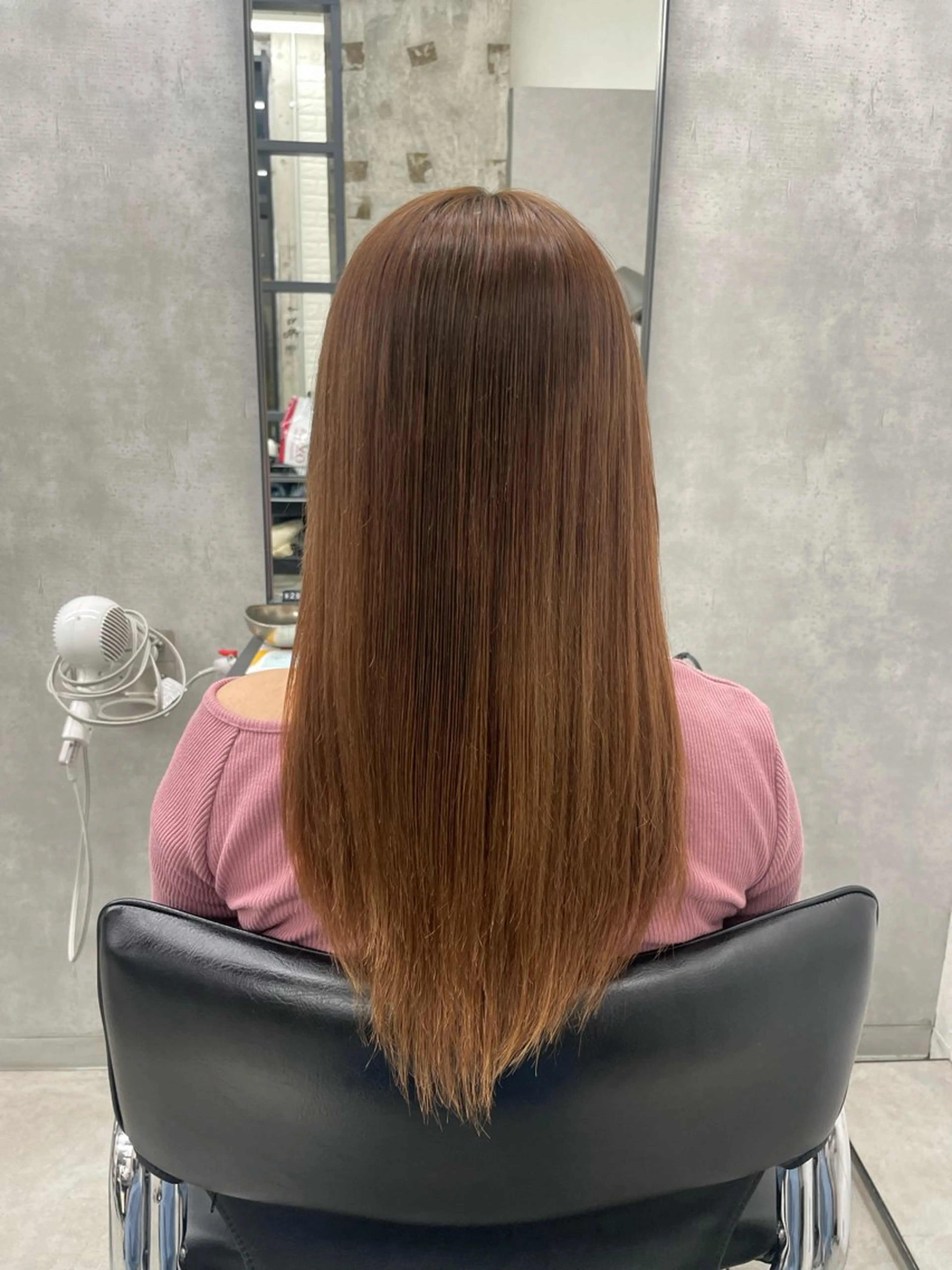 ロング 角田 萌夏のヘアスタイル