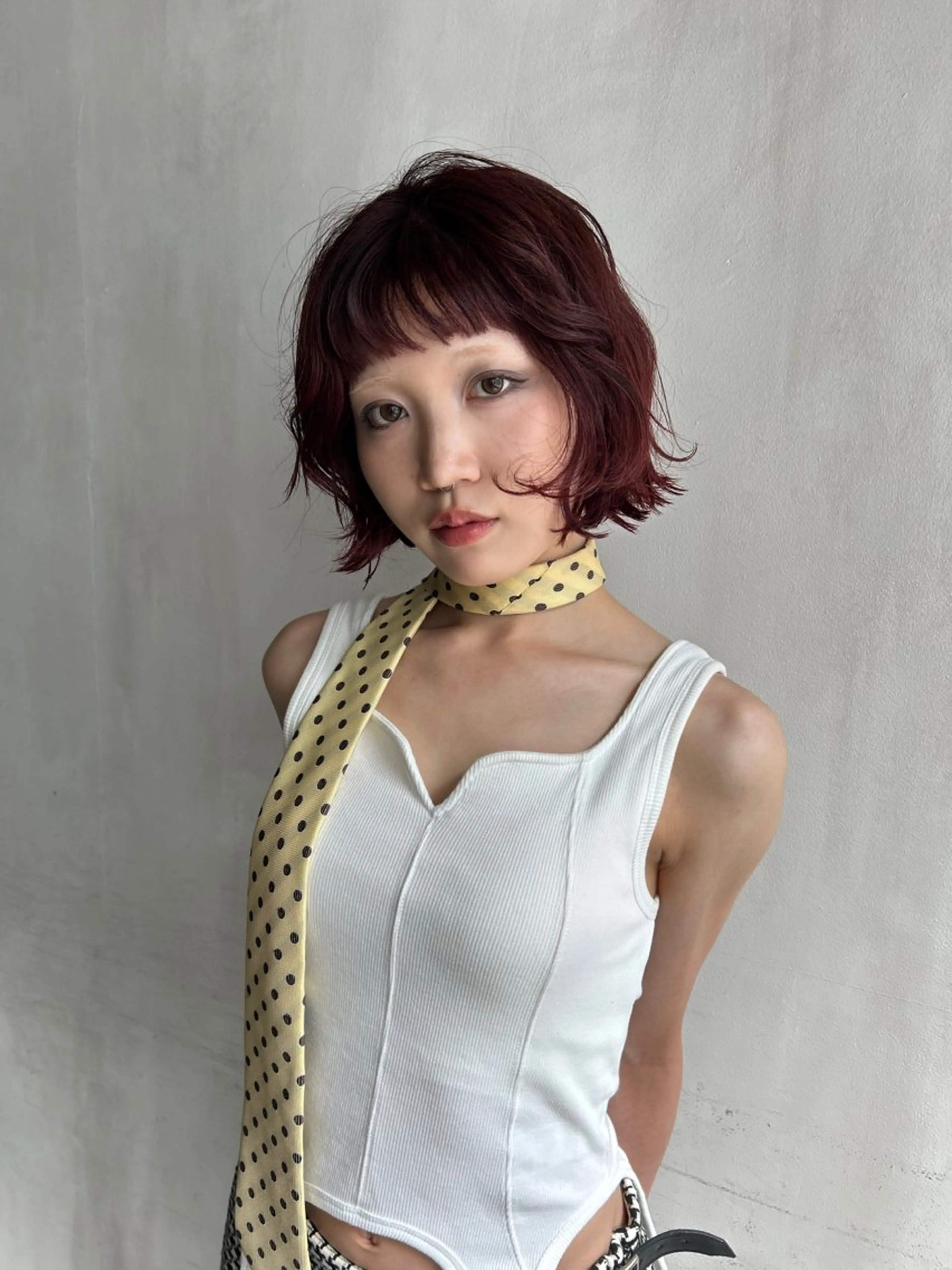 ショート 暖色カラー/レイヤー /Moeのヘアスタイル
