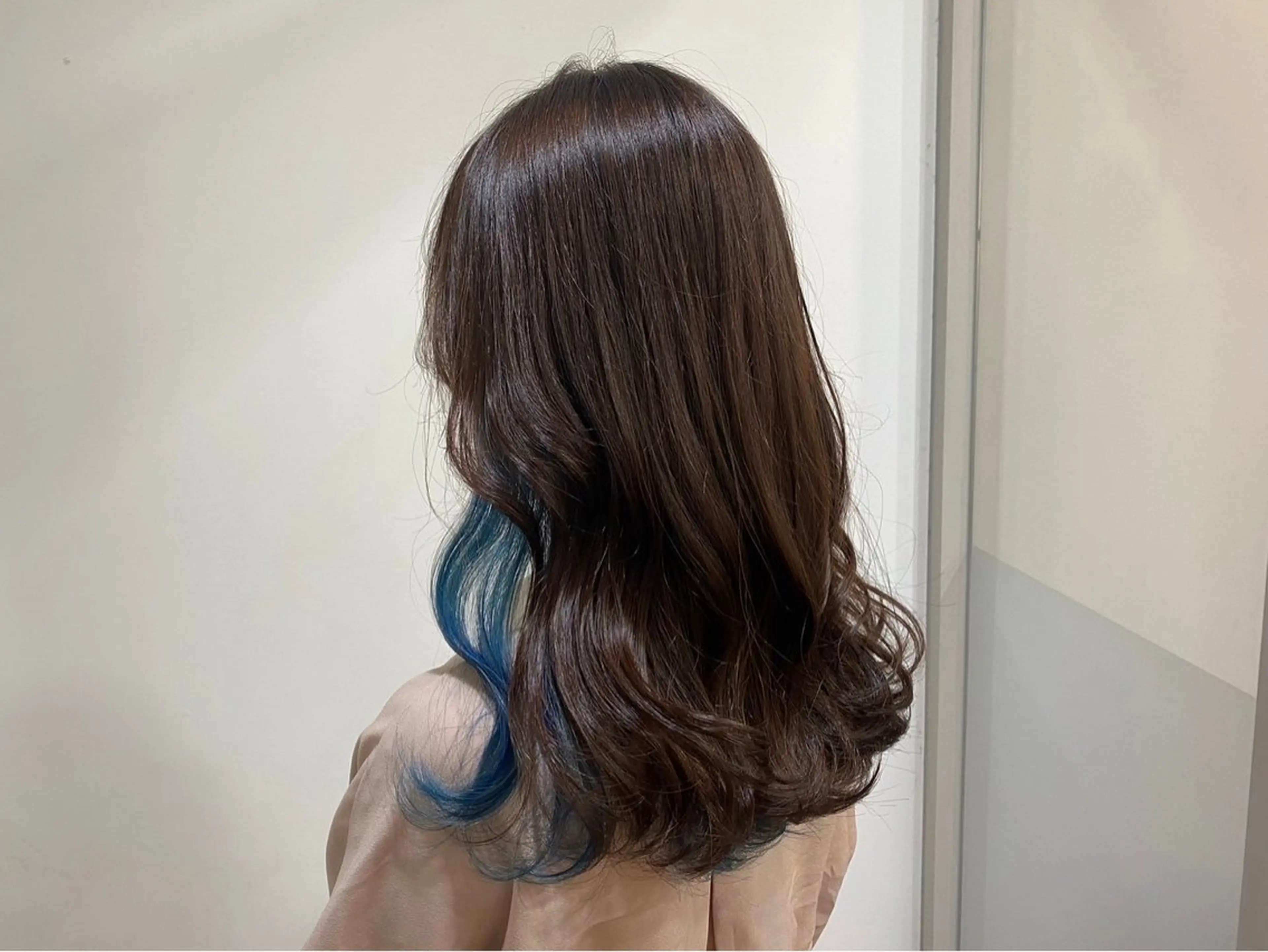 ロング ヘアカラー きむら なみかのヘアスタイル