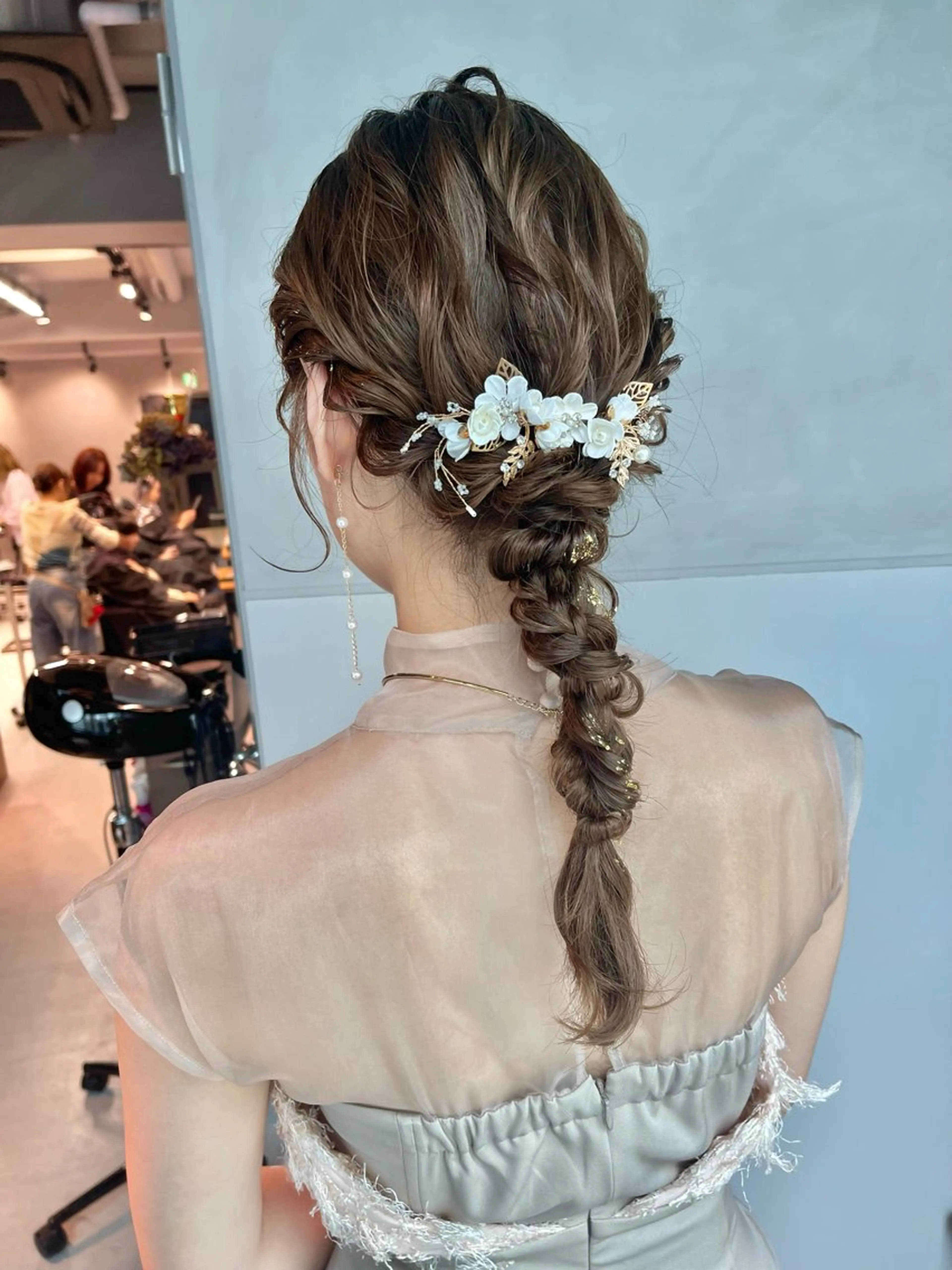 ヘアアレンジ 結婚式・ブライダル 卒業式のヘアスタイル ヘアセット charm《銀座》 ヘアセット/縮毛矯正のヘアスタイル