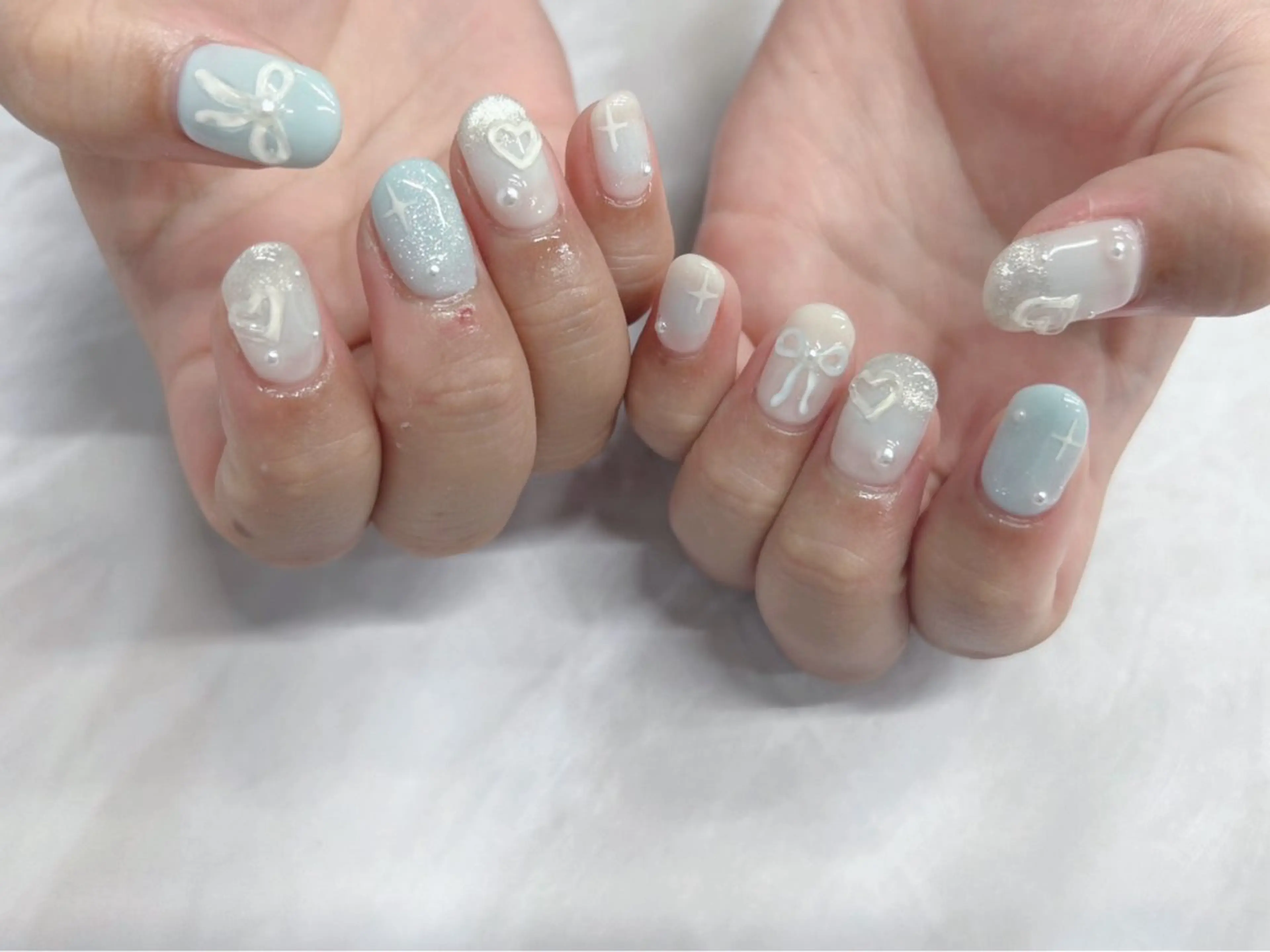 ネイル ガーリー ハンドネイル Nail Salon agré所属・agré ネイルサロン　アグレのネイルデザイン