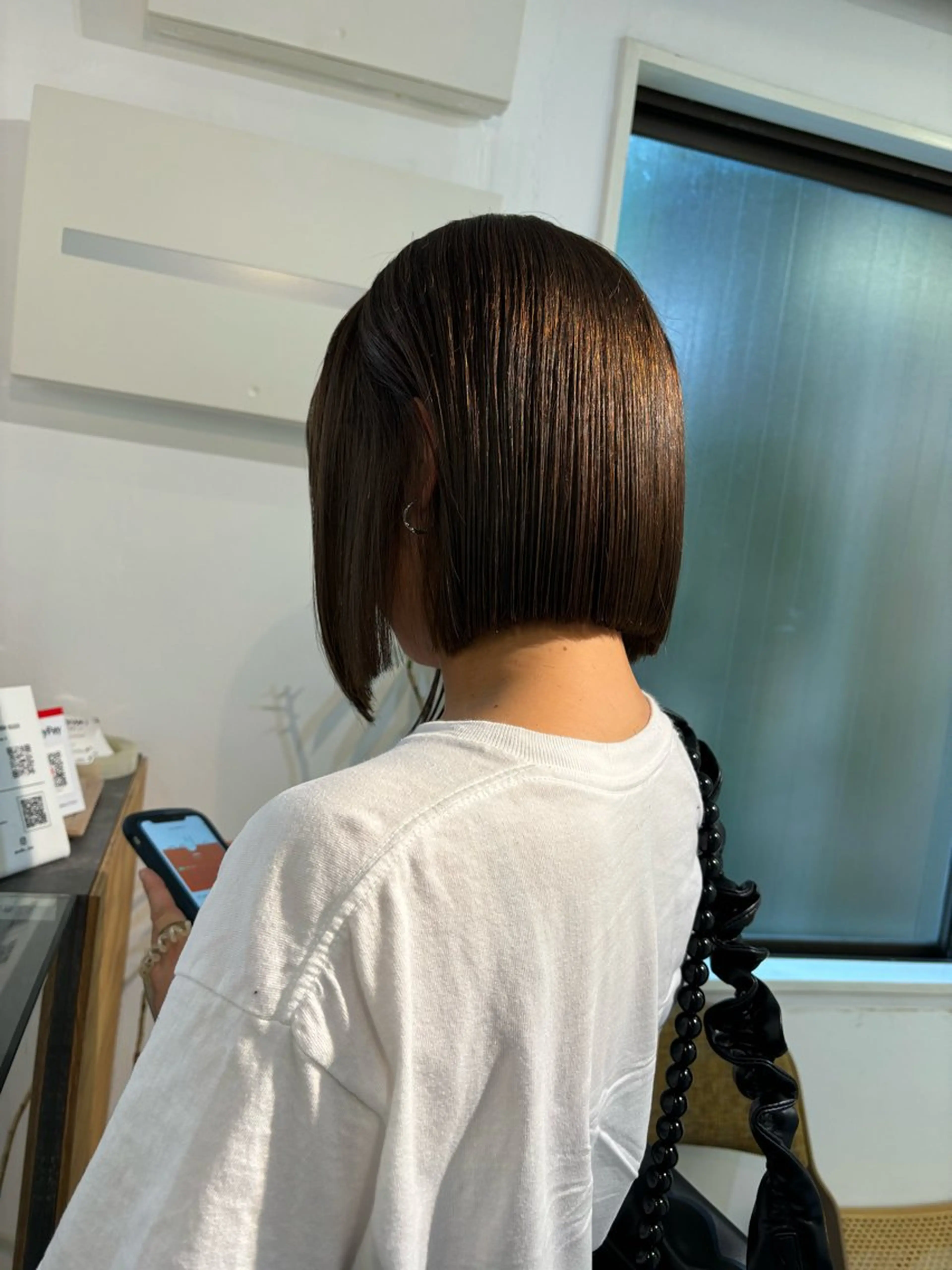 ミディアム カラー カット ヘアカラー トリートメント sakura🌸 レイヤー/nelkeのヘアスタイル