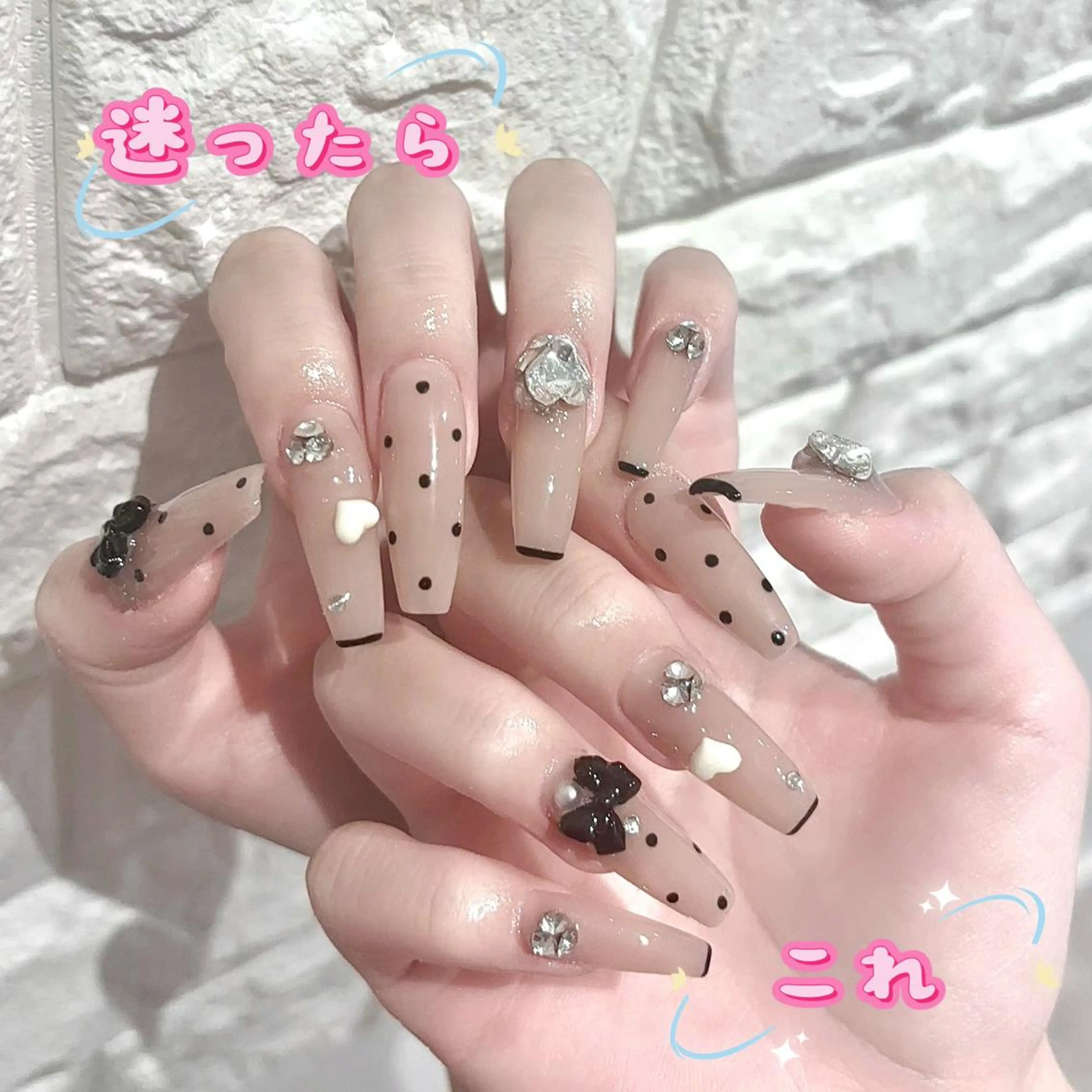 ネイル ハンドネイル 🎀KIRA ワンホンネイル✨のネイルデザイン