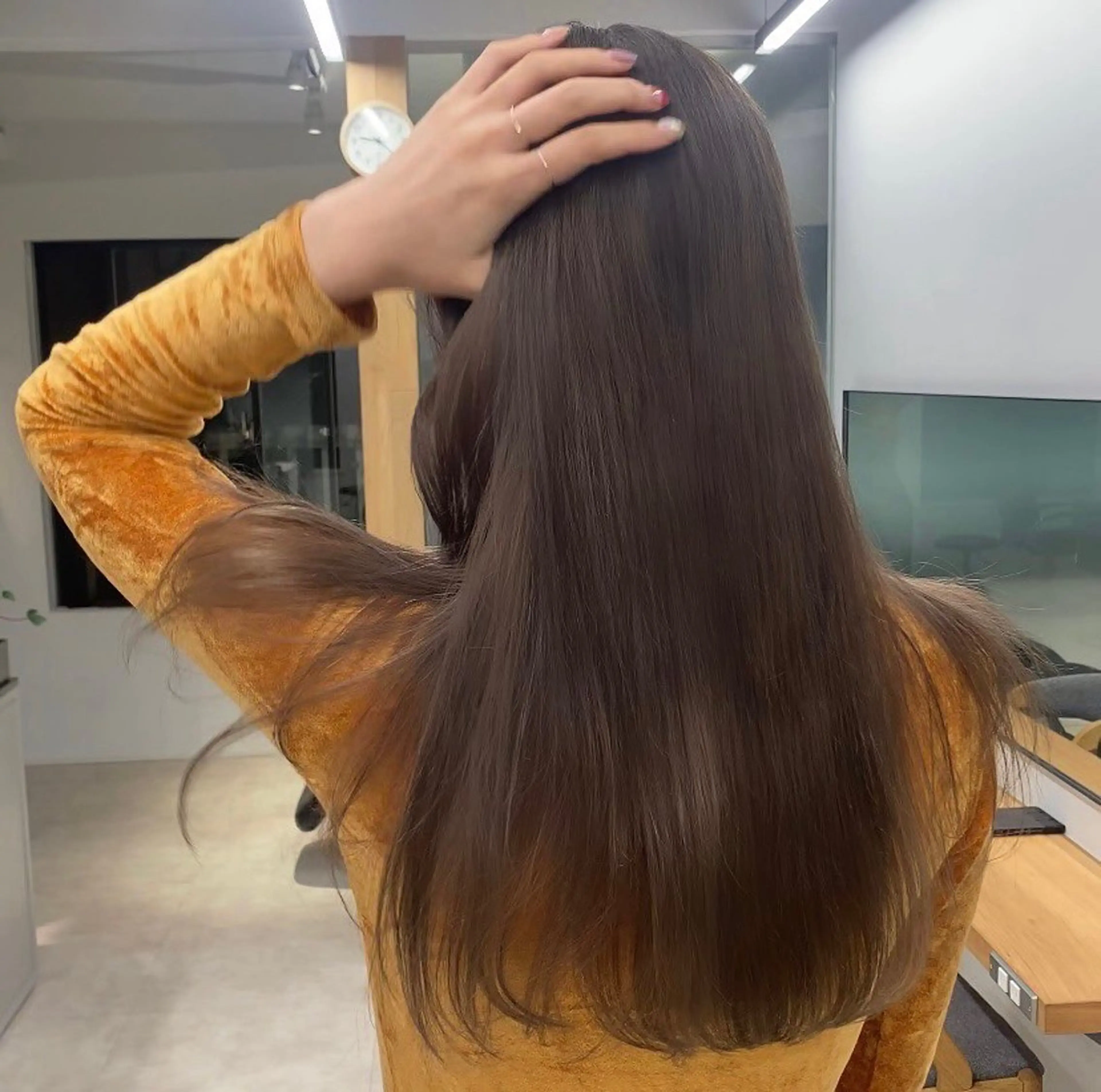 ロング カラー カット ヘアカラー トリートメント noa/ 渋谷のヘアスタイル