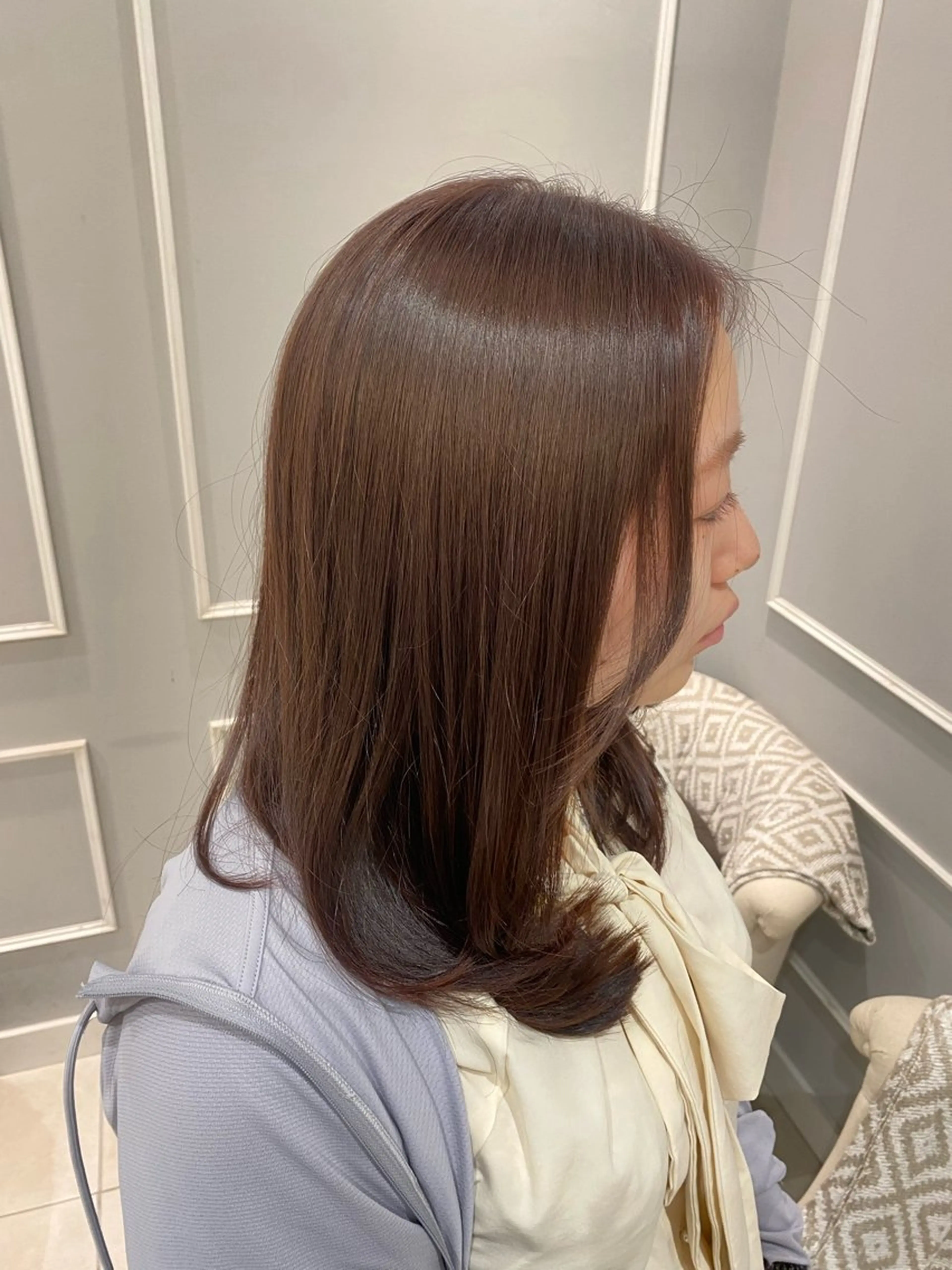 ミディアム 韓国ヘア🍒渡辺 咲🍒のヘアスタイル