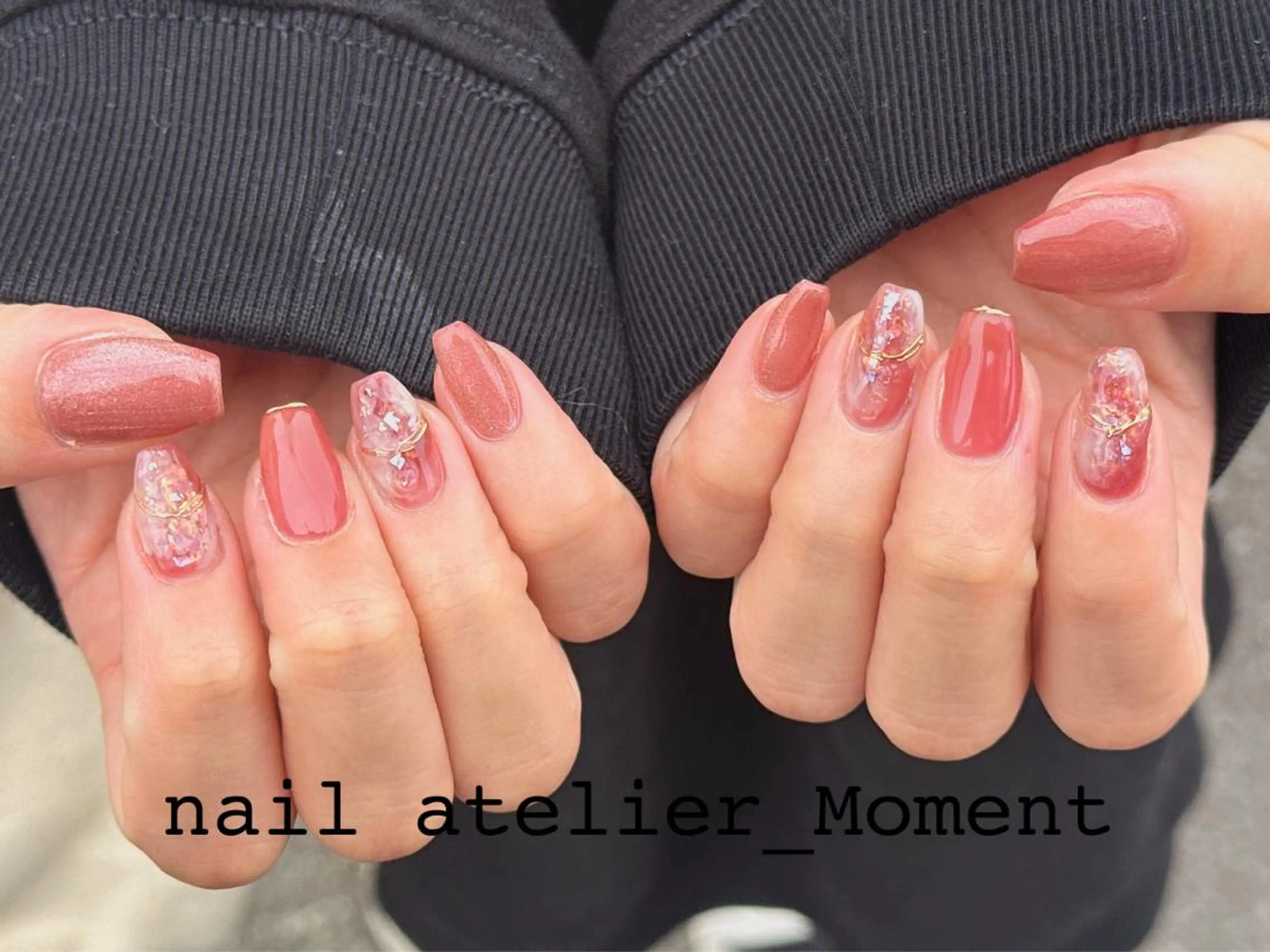 ネイル ニュアンスネイル 春ネイル ハンドネイル nail atelier_Moment所属・nail Momentのネイルデザイン