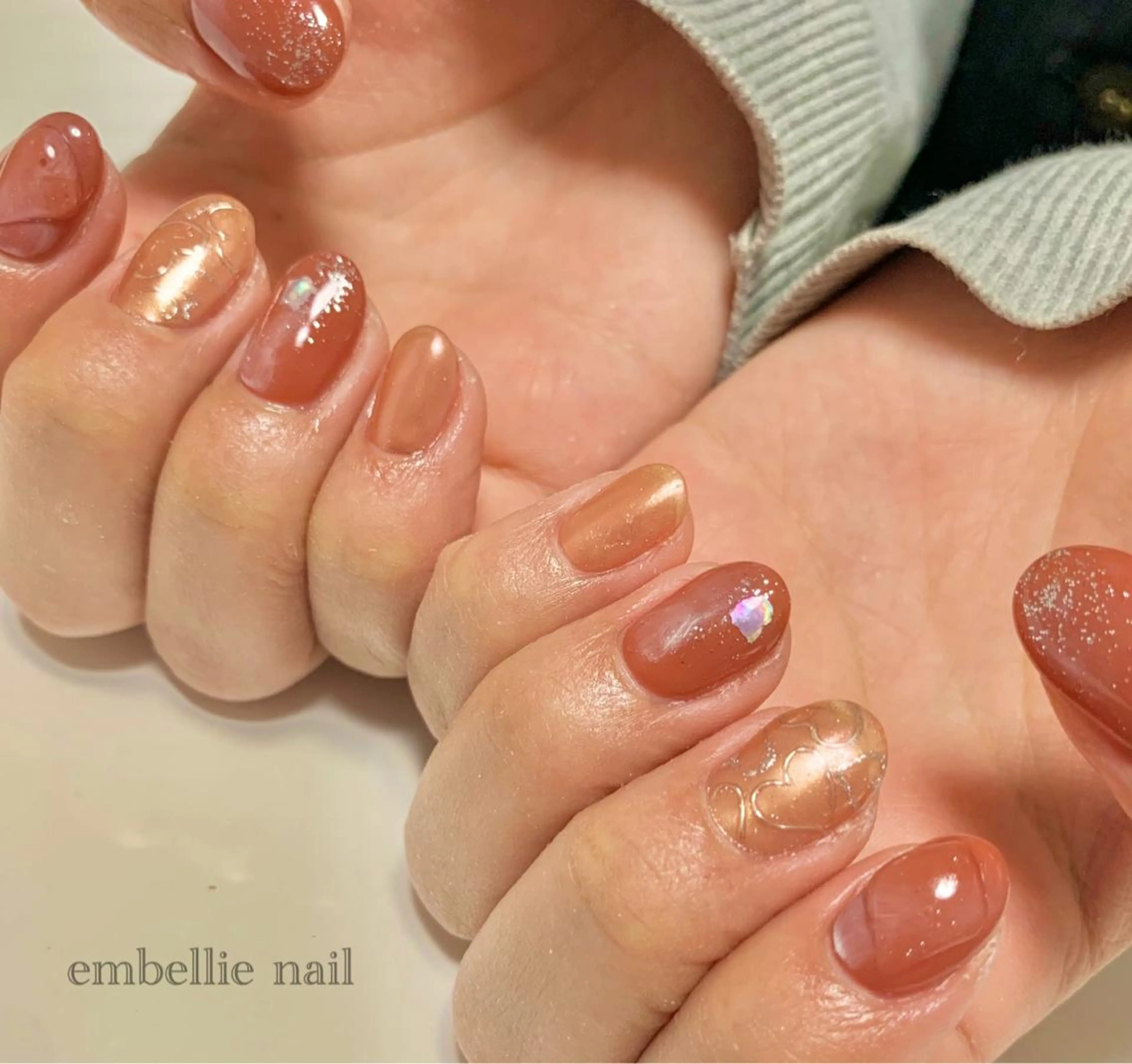 ネイル ハート miyasaka erikoのネイルデザイン