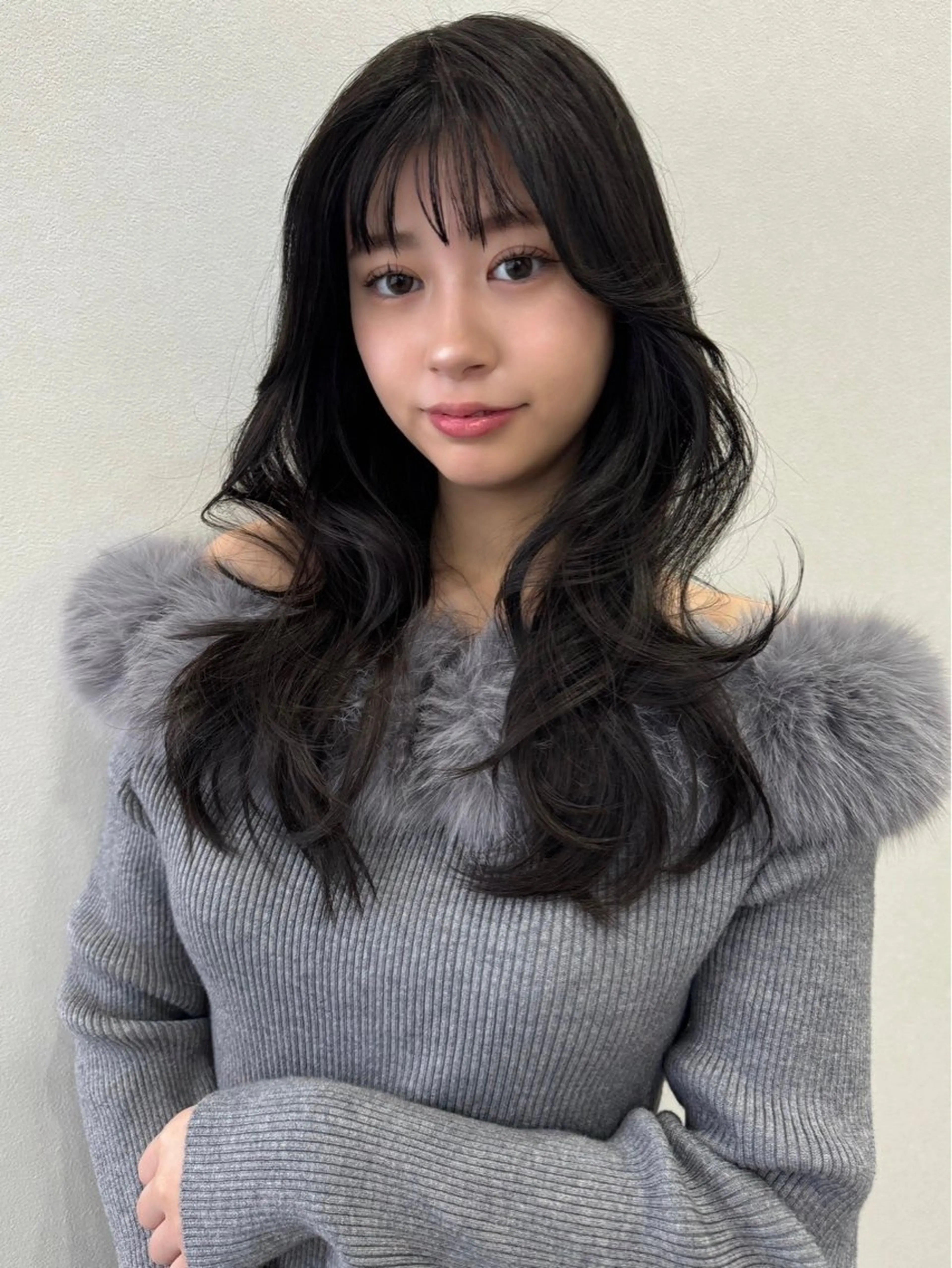 セミロング 【髪質改善×トレンド ヘア】杉崎のヘアスタイル