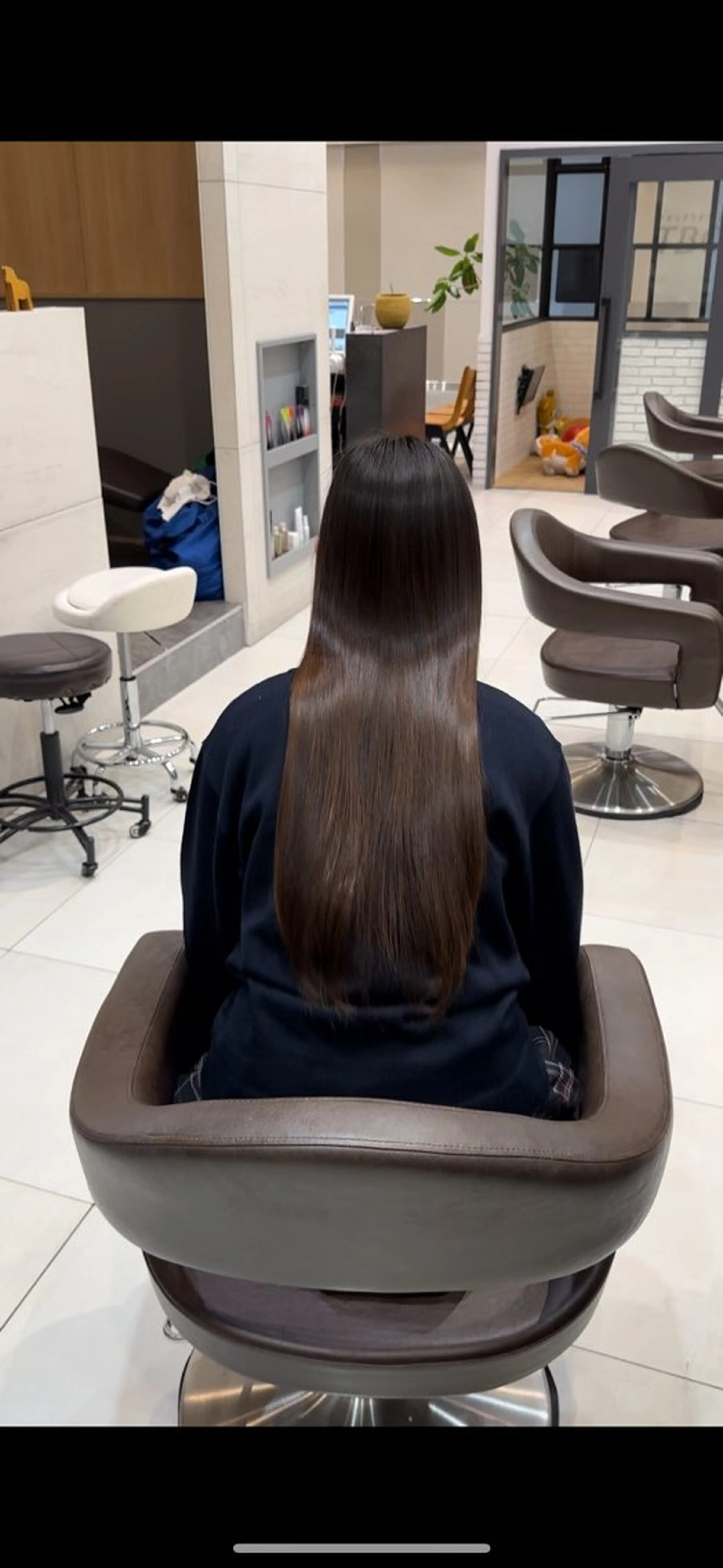 ロング カット 縮毛矯正 トリートメント HARE&MAKE EARTH 草津エイスクエア店所属・ヒラタ ソウタのヘアスタイル