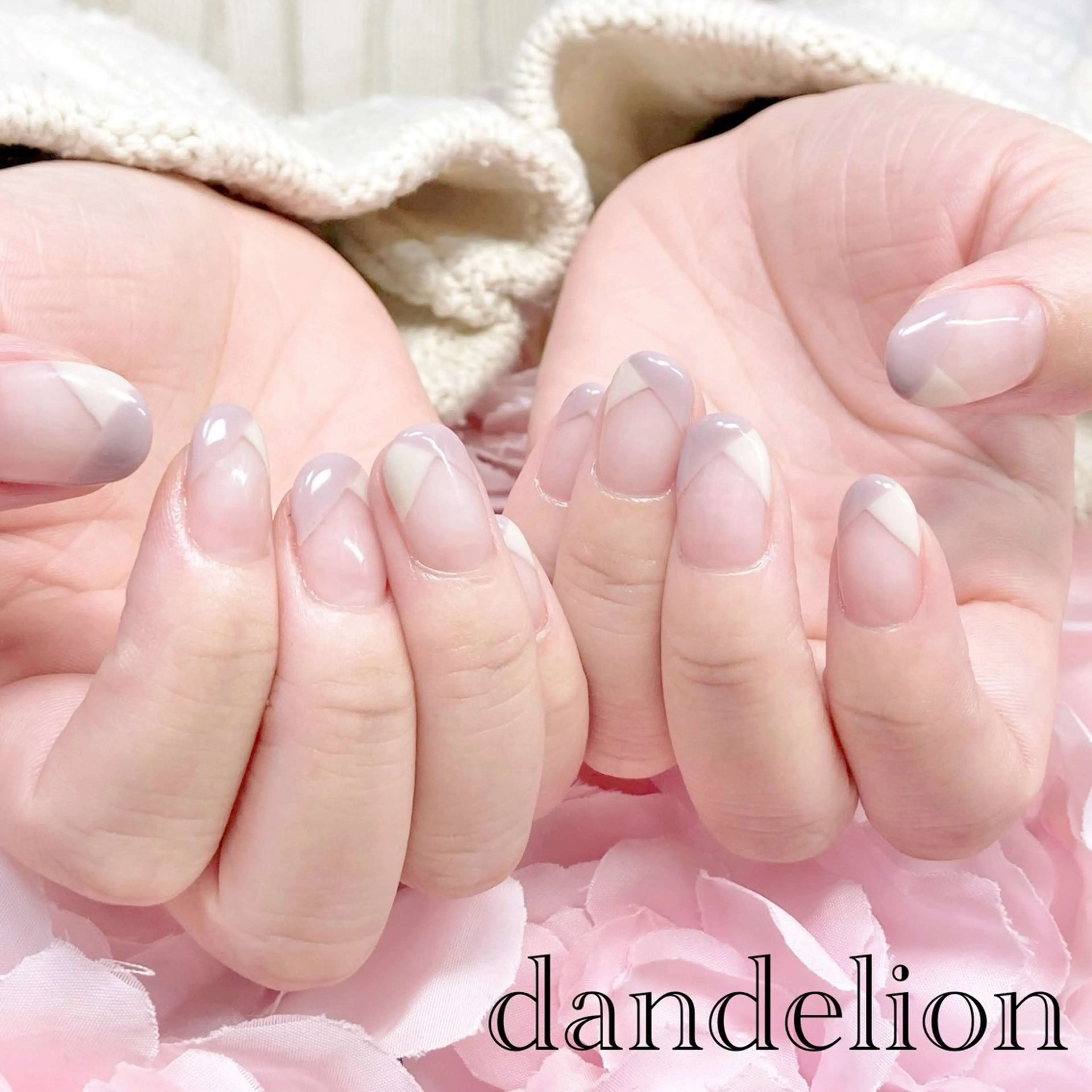 ネイル ハンドネイル ハンドケア dandelion ダンデライオンのネイルデザイン