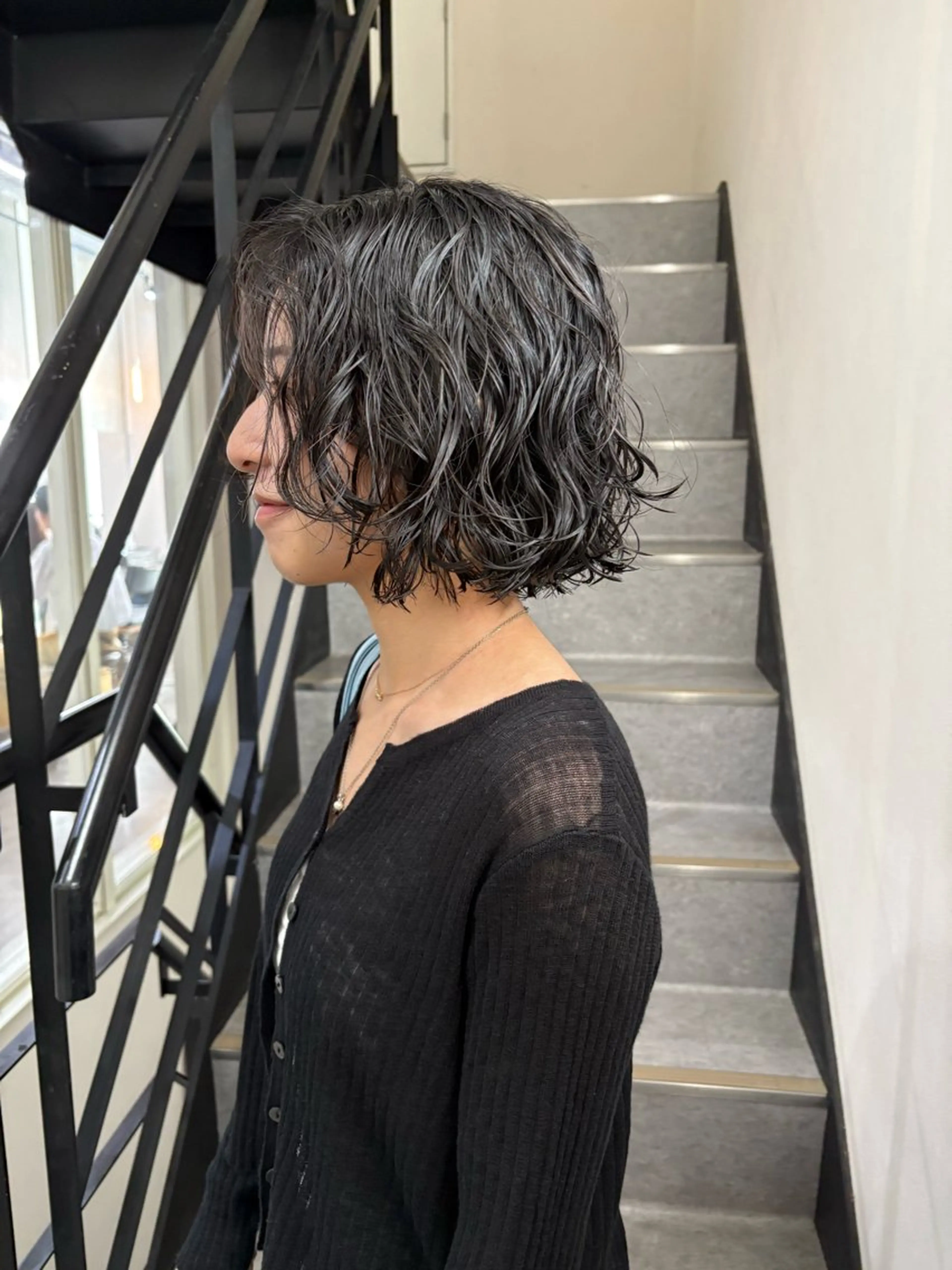 ミディアム パーマ nao/福岡美容室 パーマ/ボブパーマのヘアスタイル