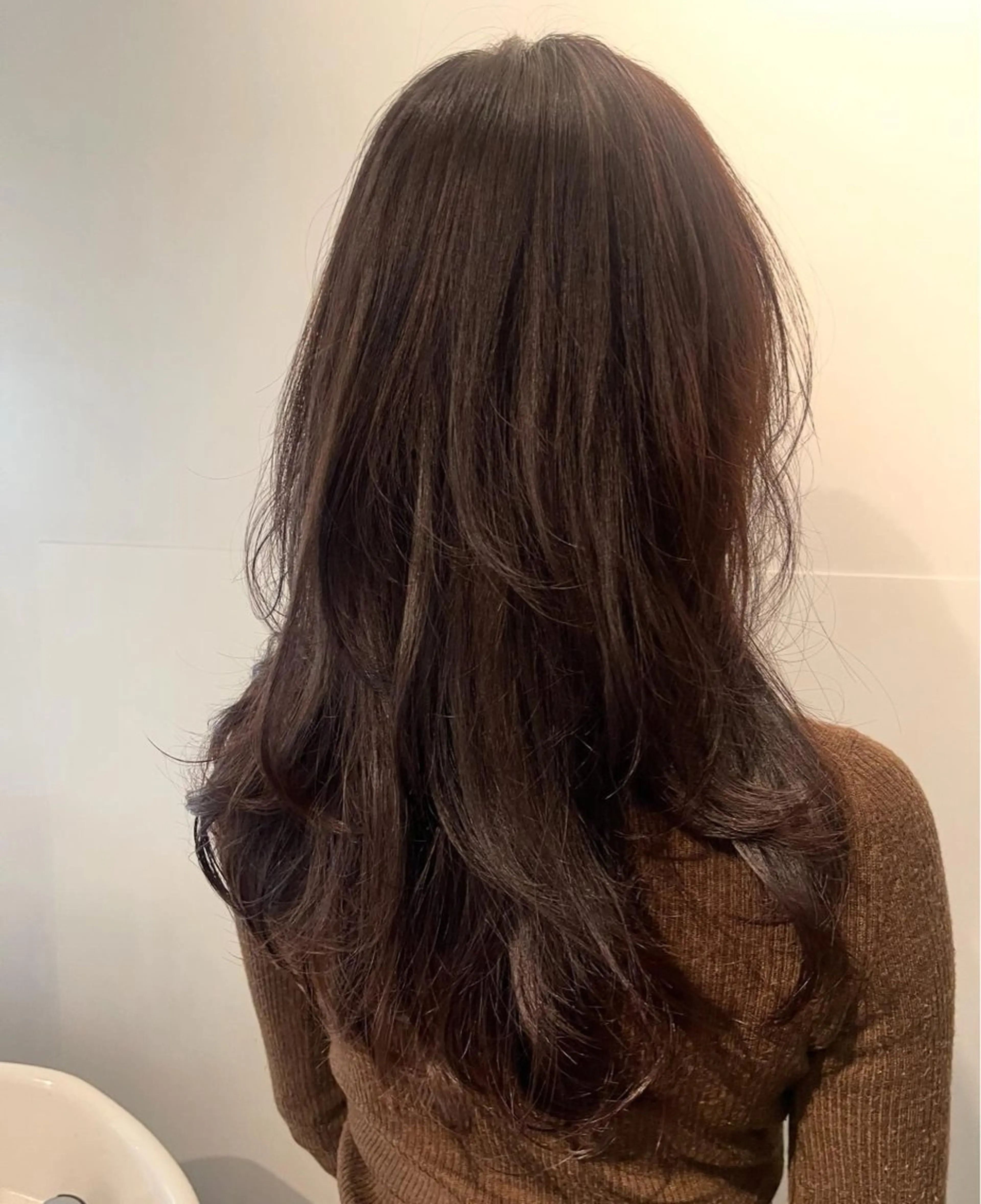 ロング カット ano @anomukuiのヘアスタイル