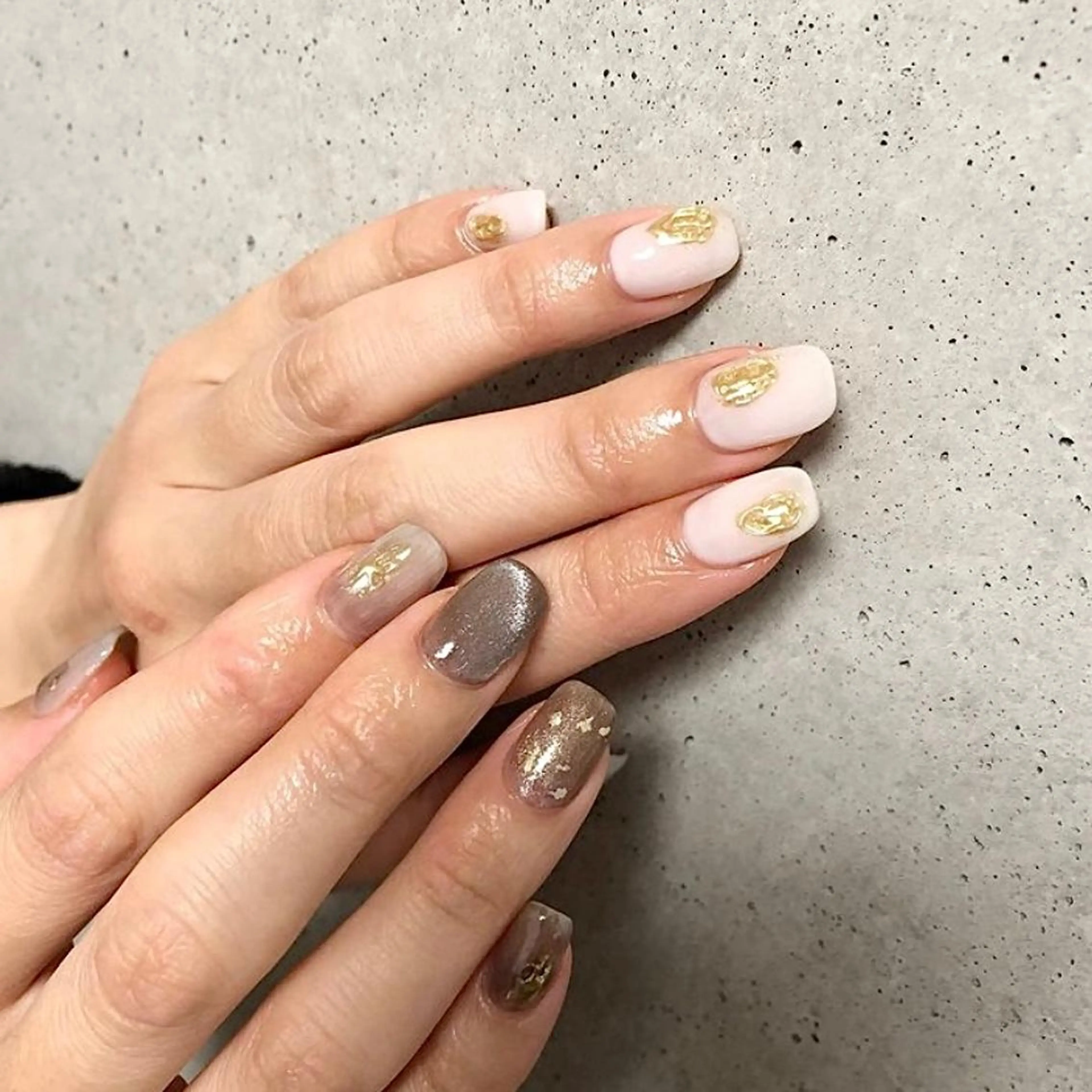 ネイル Ray. ／綺麗目ニュアンスのネイルデザイン