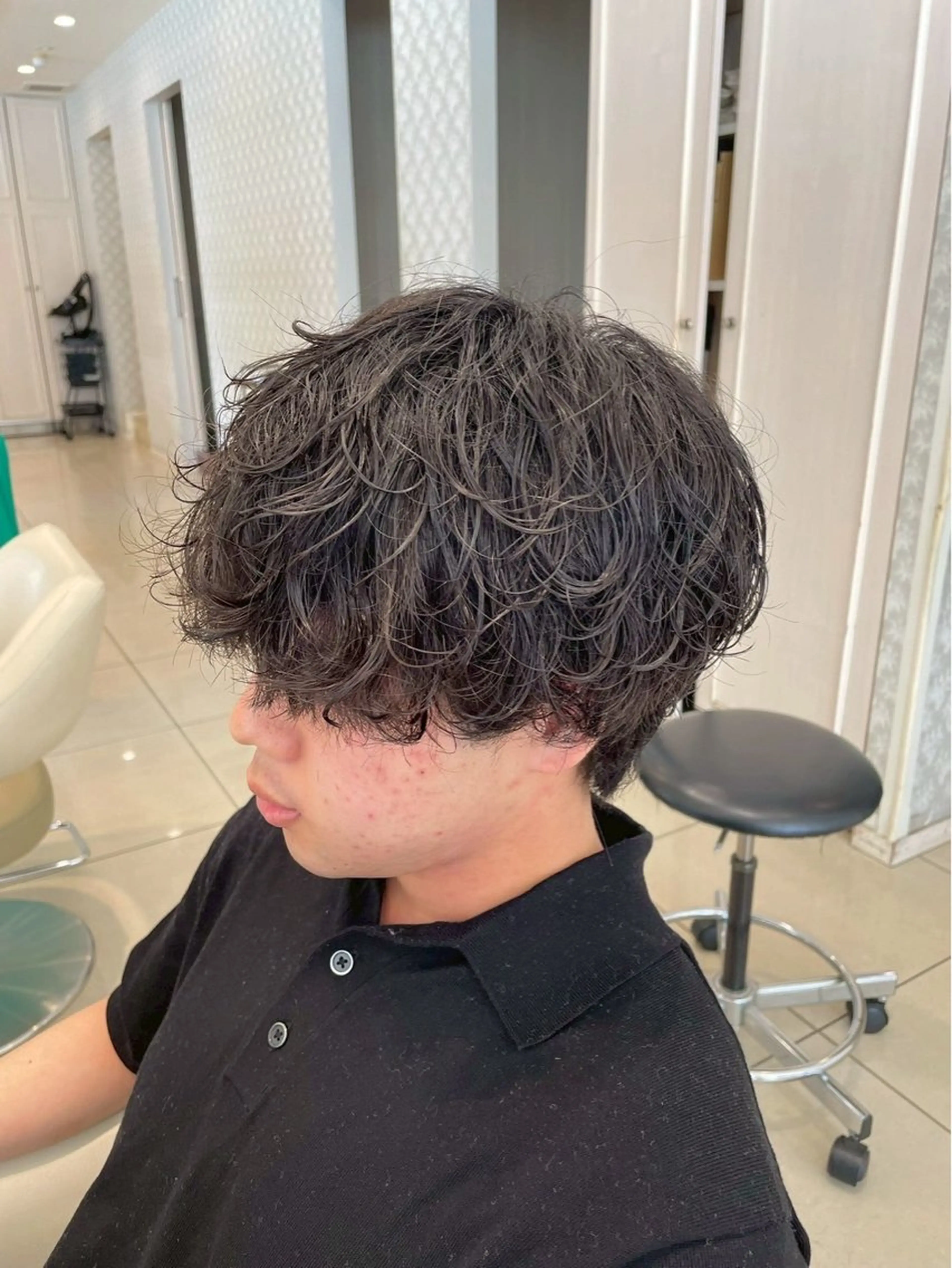 メンズ パーマ 🍀モデル募集中🍀 山田さくらのヘアスタイル