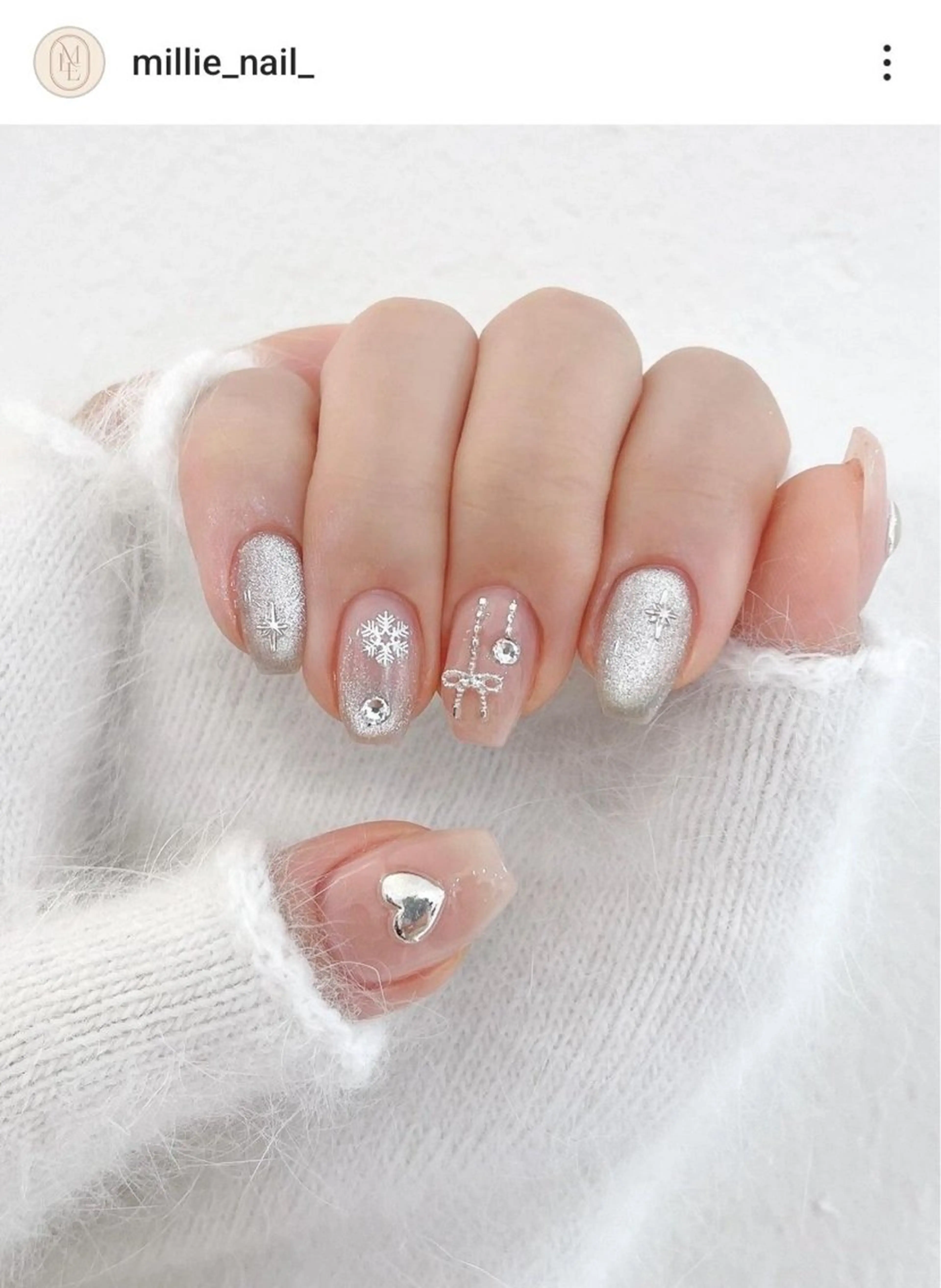 ネイル アートネイル 長さ出し ジェルネイル マグネットネイル ニュアンスネイル ハンドネイル Kanao_ CloudyChanのネイルデザイン