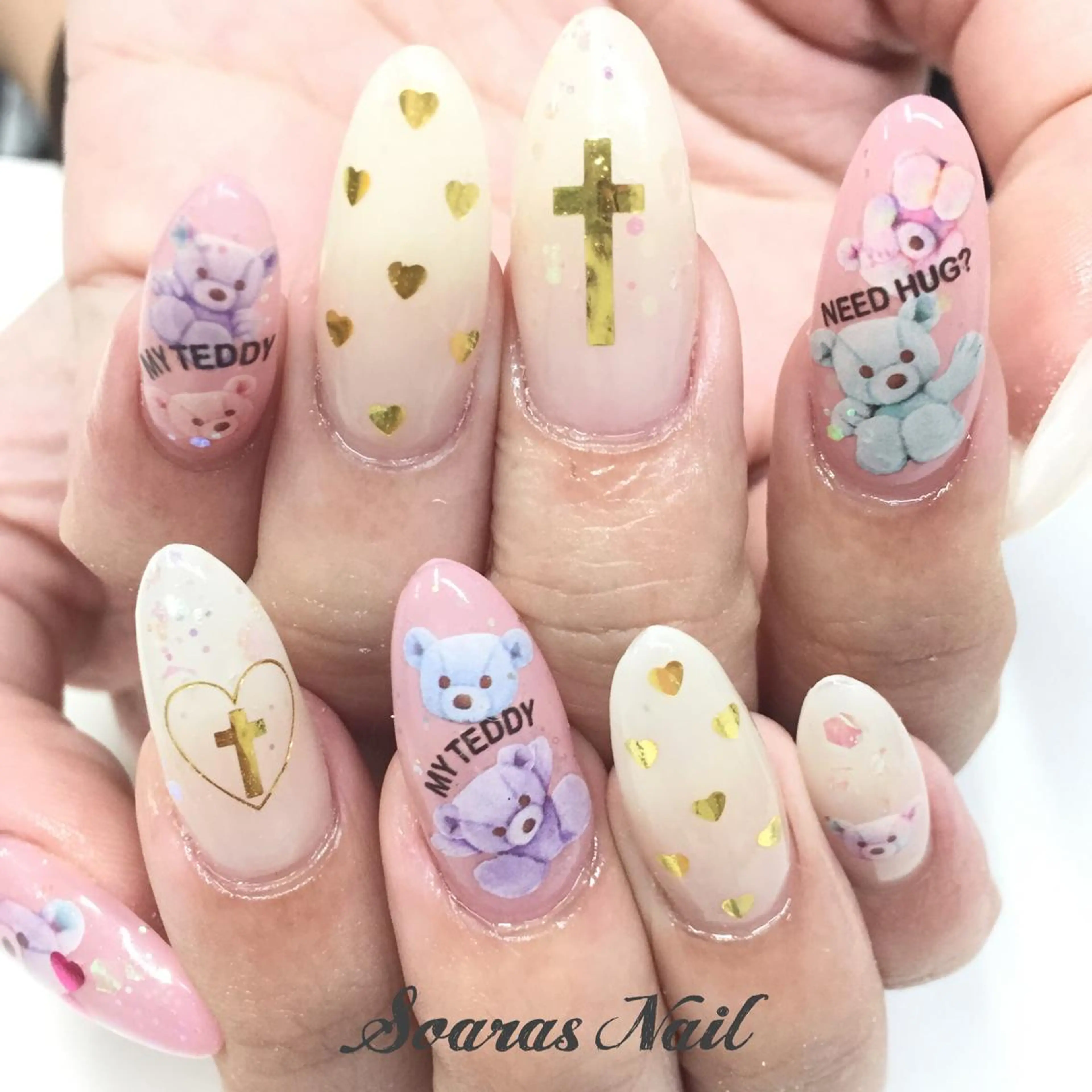 ネイル スカルプネイル ハンドネイル soaras nailのネイルデザイン