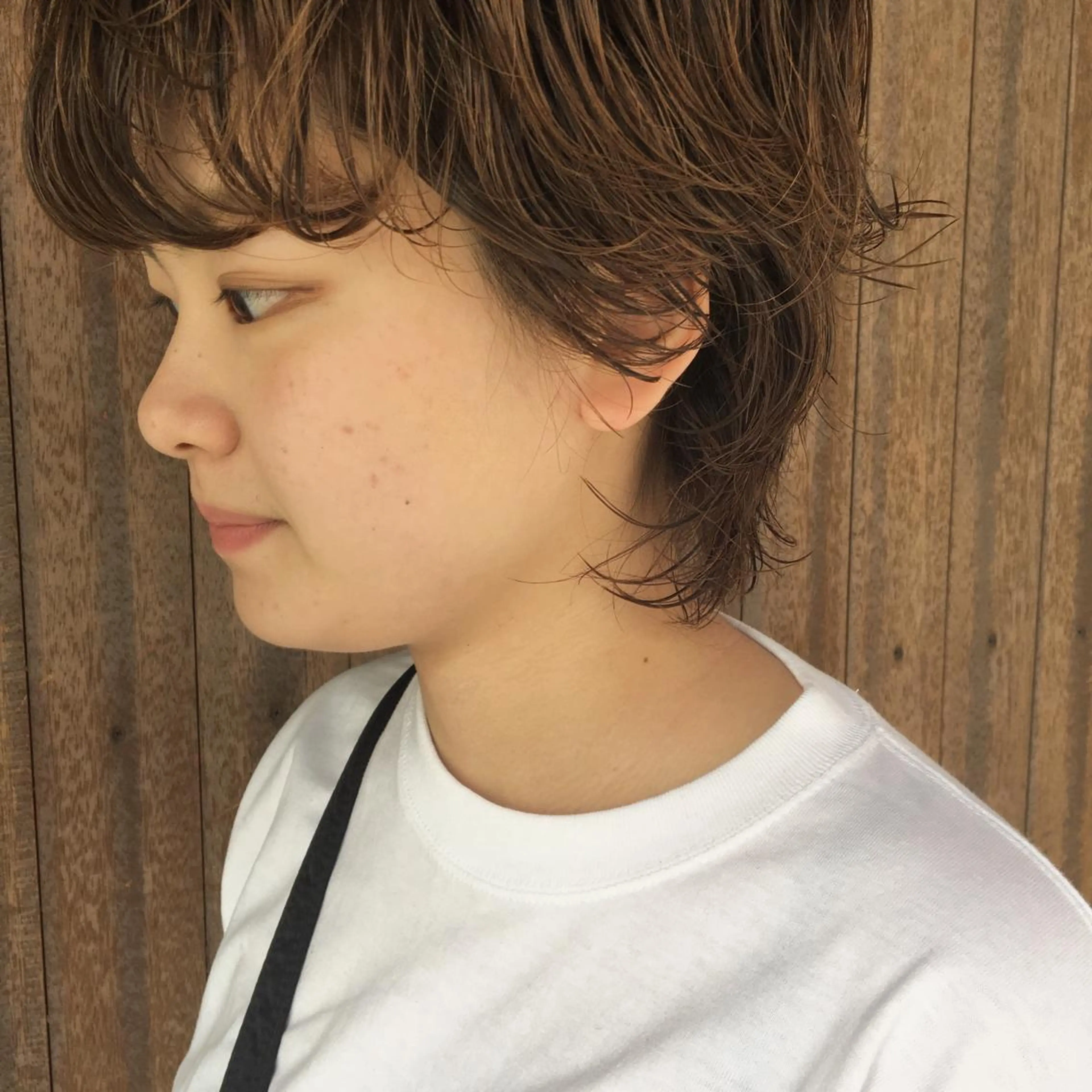 ショート ショートヘア ウルフカット イヌイ フウコのヘアスタイル