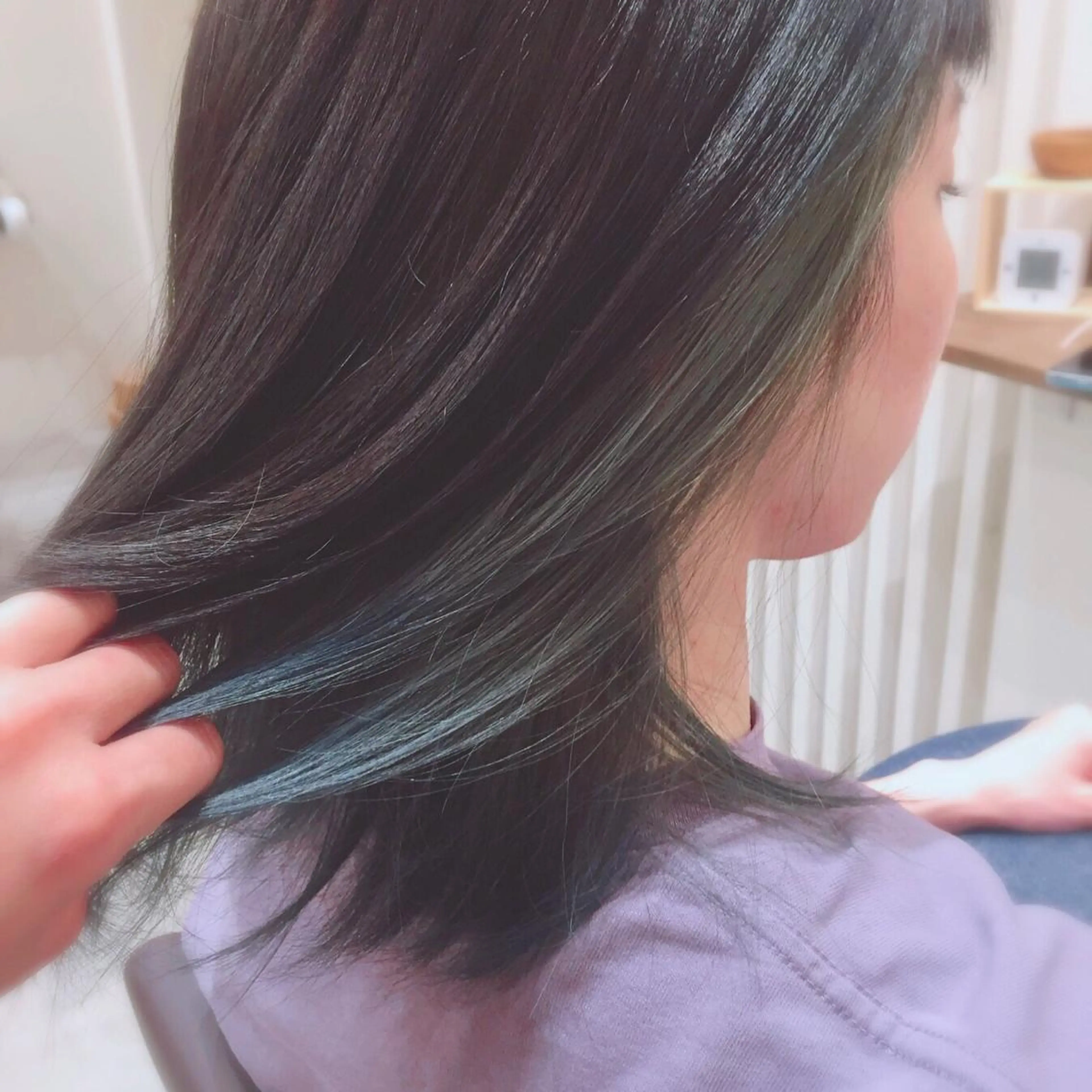 セミロング カラー mu-kicii 三鷹店所属・撮影モデル募集中☆ オグリヤスエのヘアスタイル