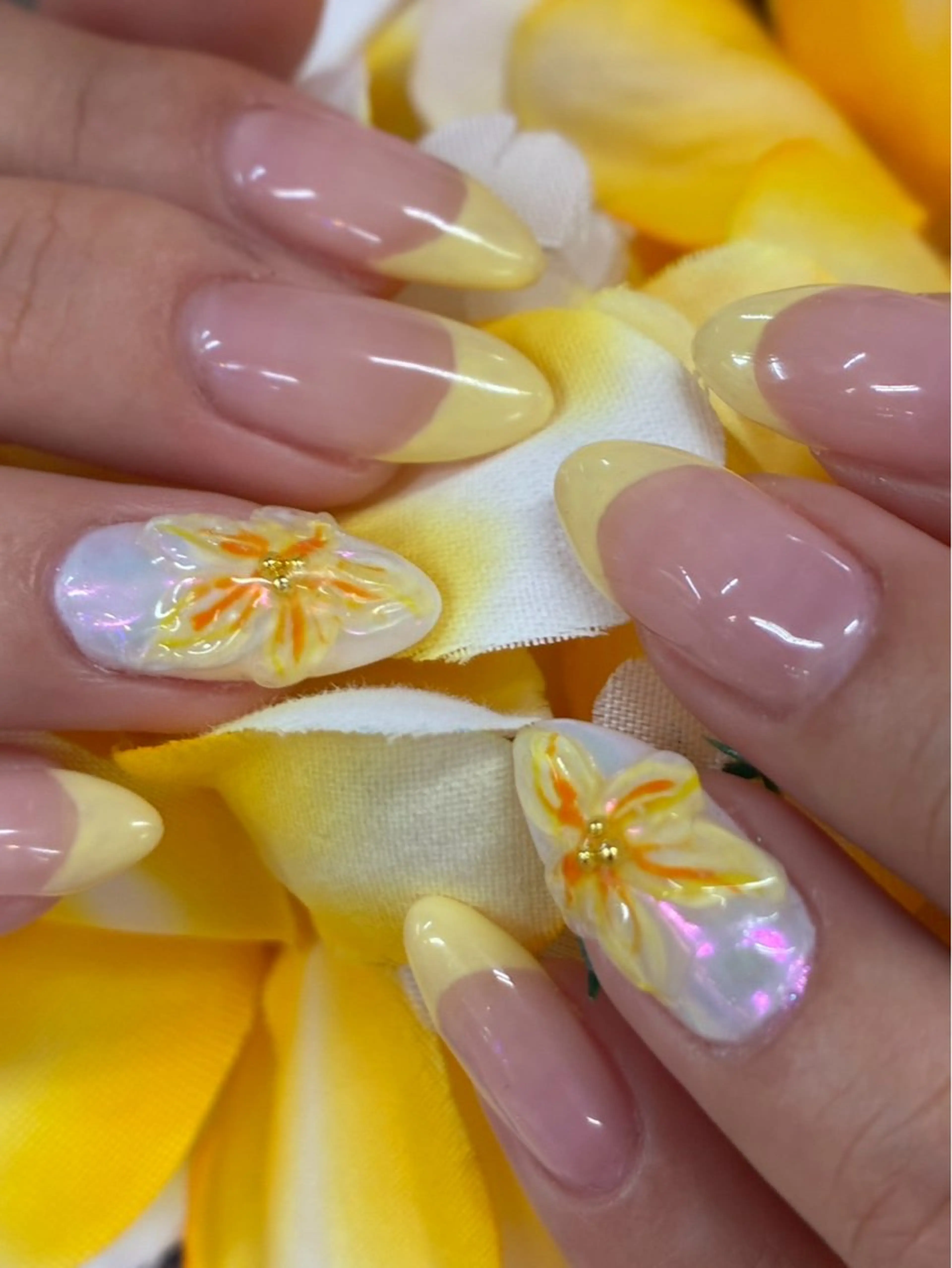 ネイル 夏ネイル ハンドネイル フットネイル Nail Land Pilinaのネイルデザイン