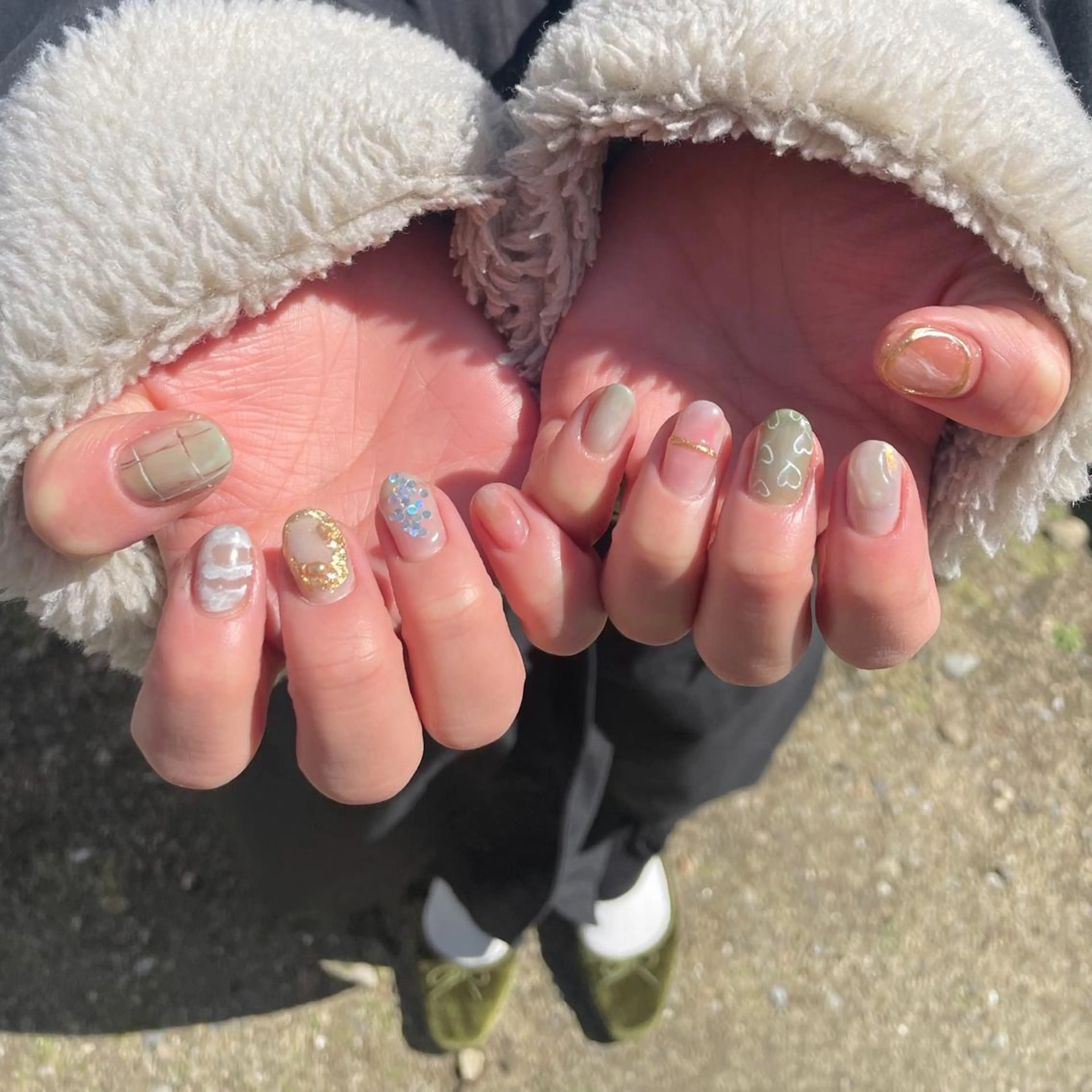 ネイル ニュアンスネイル Lofinails ちひろのネイルデザイン