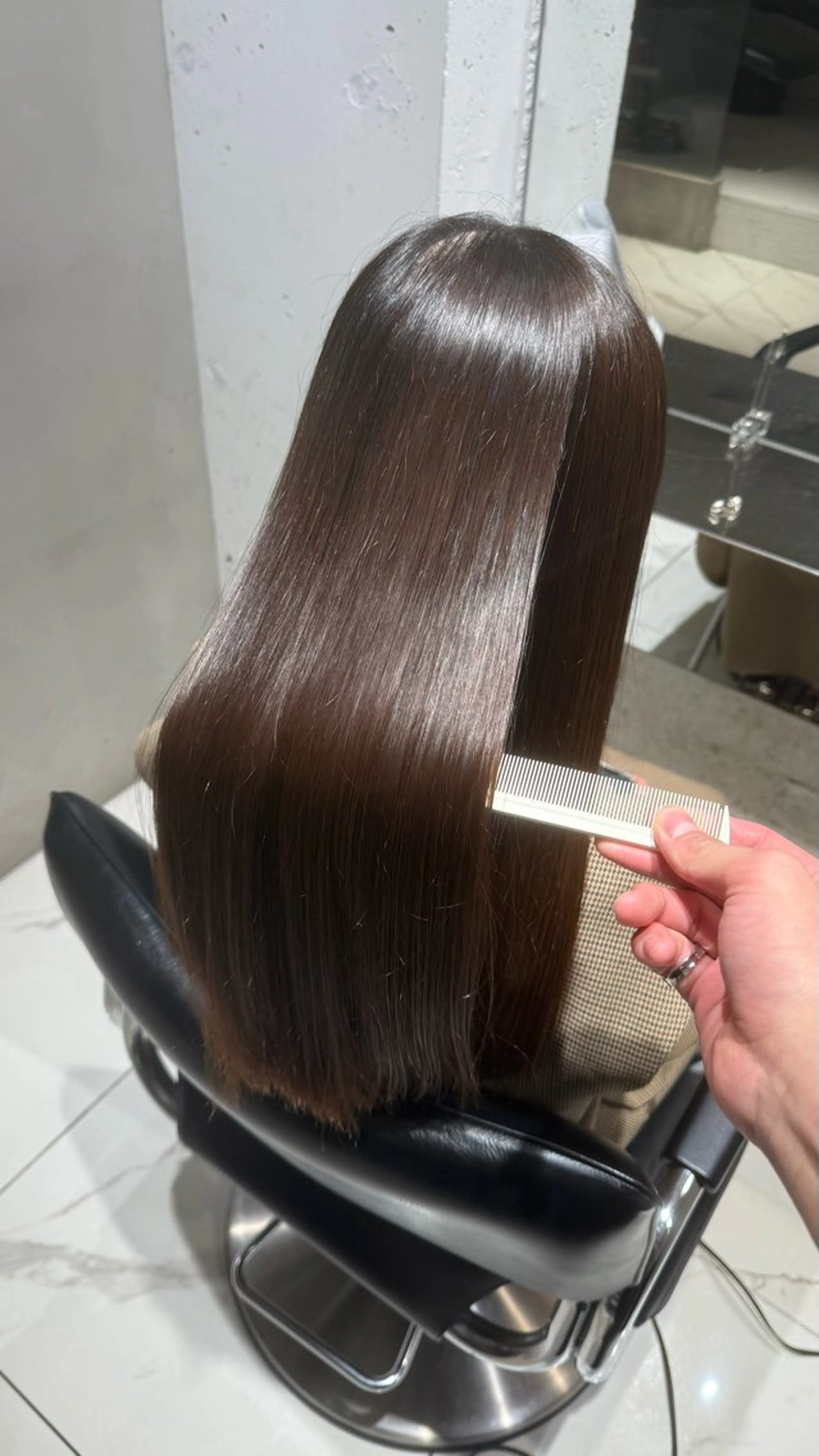 ロング 髪質改善 トリートメント 🫆似合わせカラー/ ケアカラー/泰玖のヘアスタイル