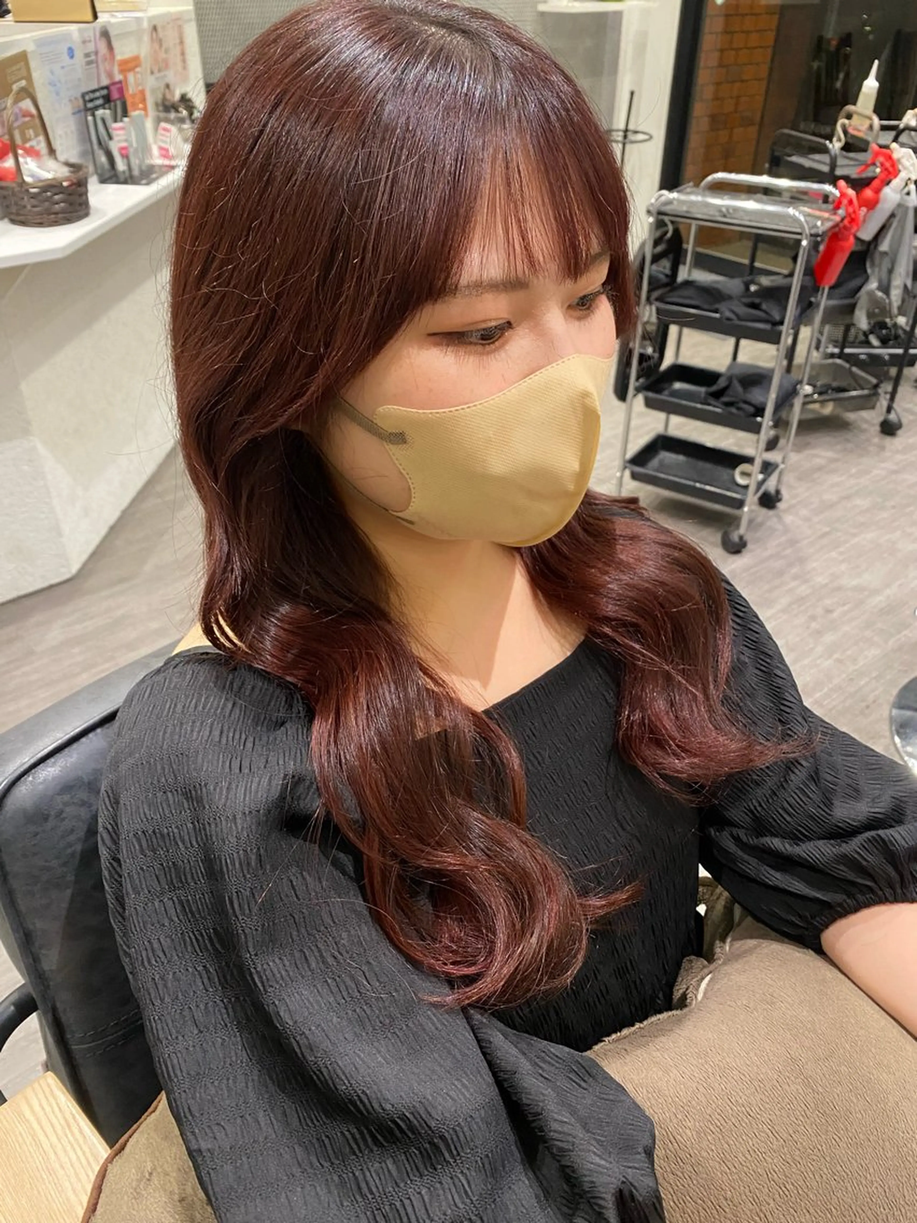 セミロング カット ヘアカラー cocotte🌿 amaneのマツエク・マツパデザイン