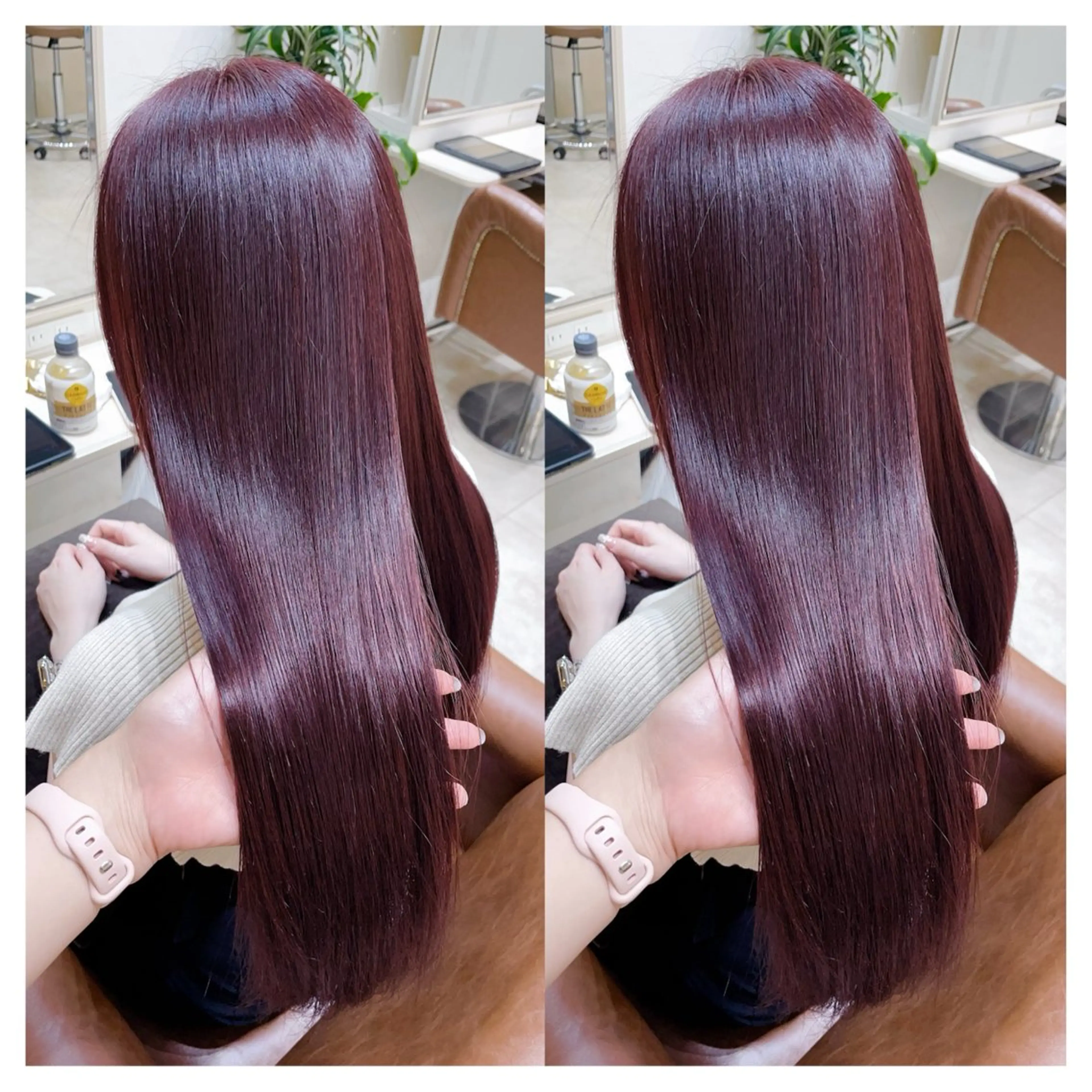 ロング カラー カット ヘアカラー トリートメント 村山 茉衣のヘアスタイル