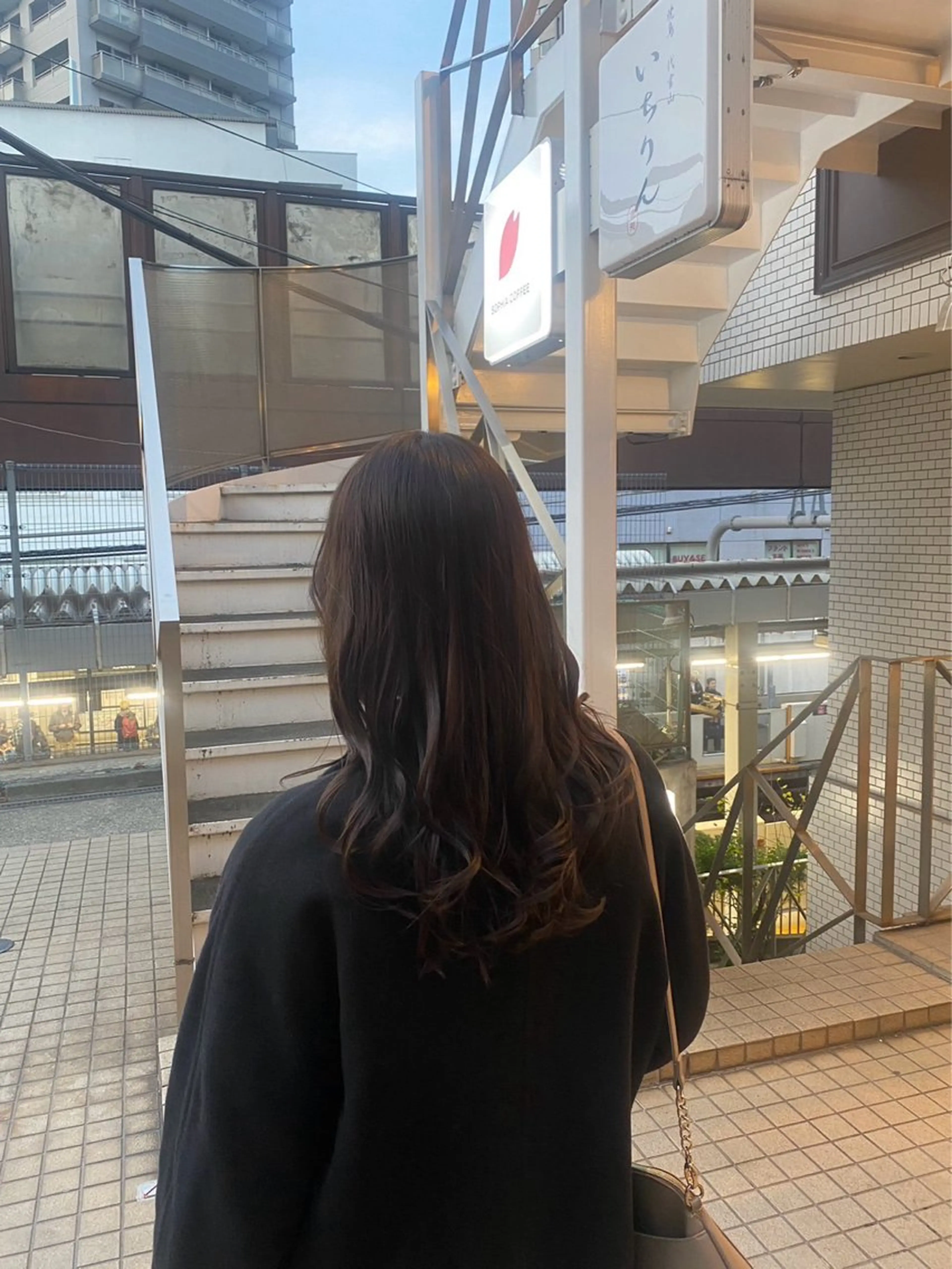 セミロング カラー ヘアアレンジ メンズ特化 エシカル　松原大将のヘアスタイル