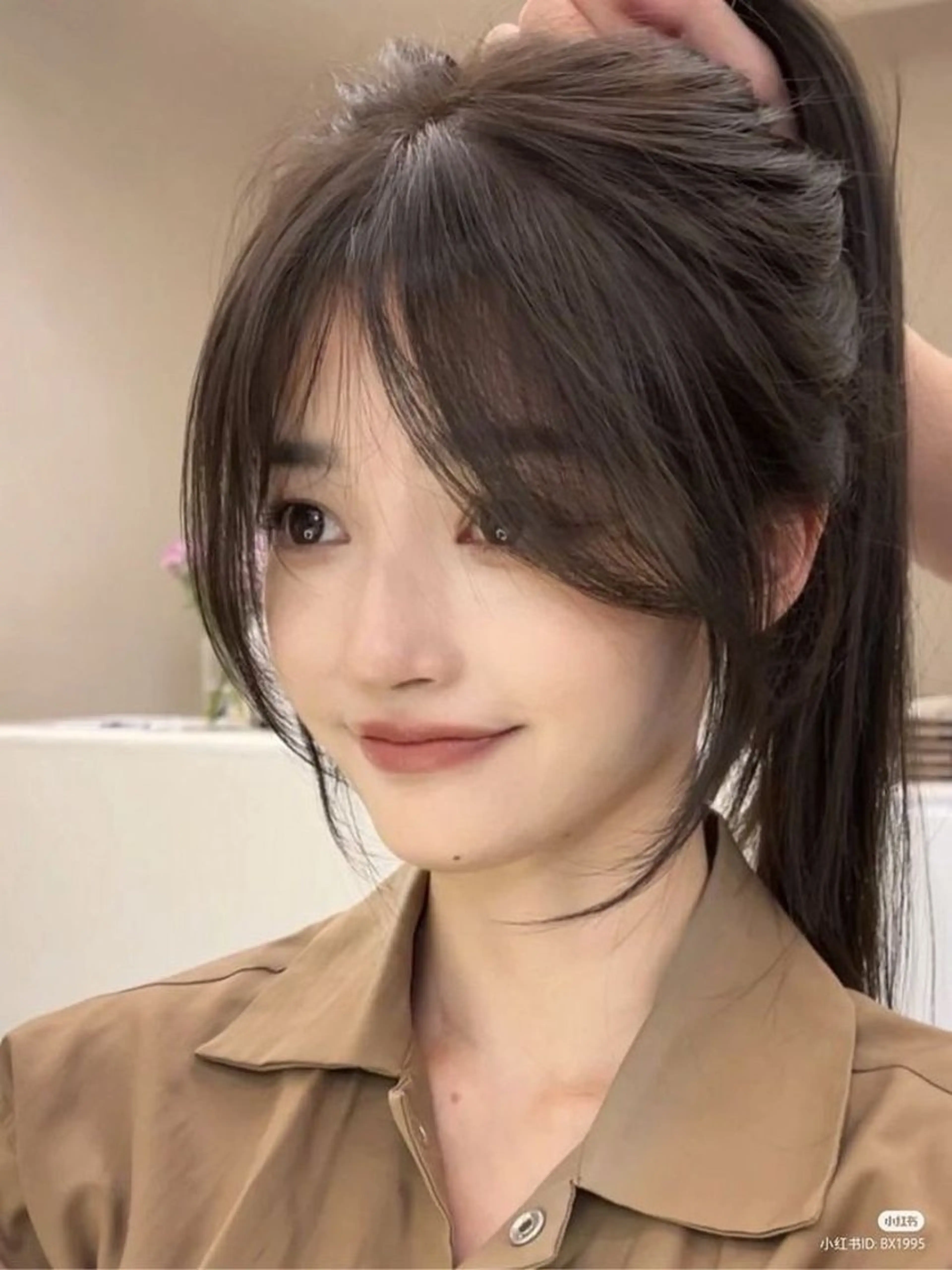 カラー ミディアム 顔周りカット カット ヘアカラー トリートメント サロウィン　神戸三宮店所属・三宮No.1ブリーチ 無しカラー/杉山太貴のヘアスタイル