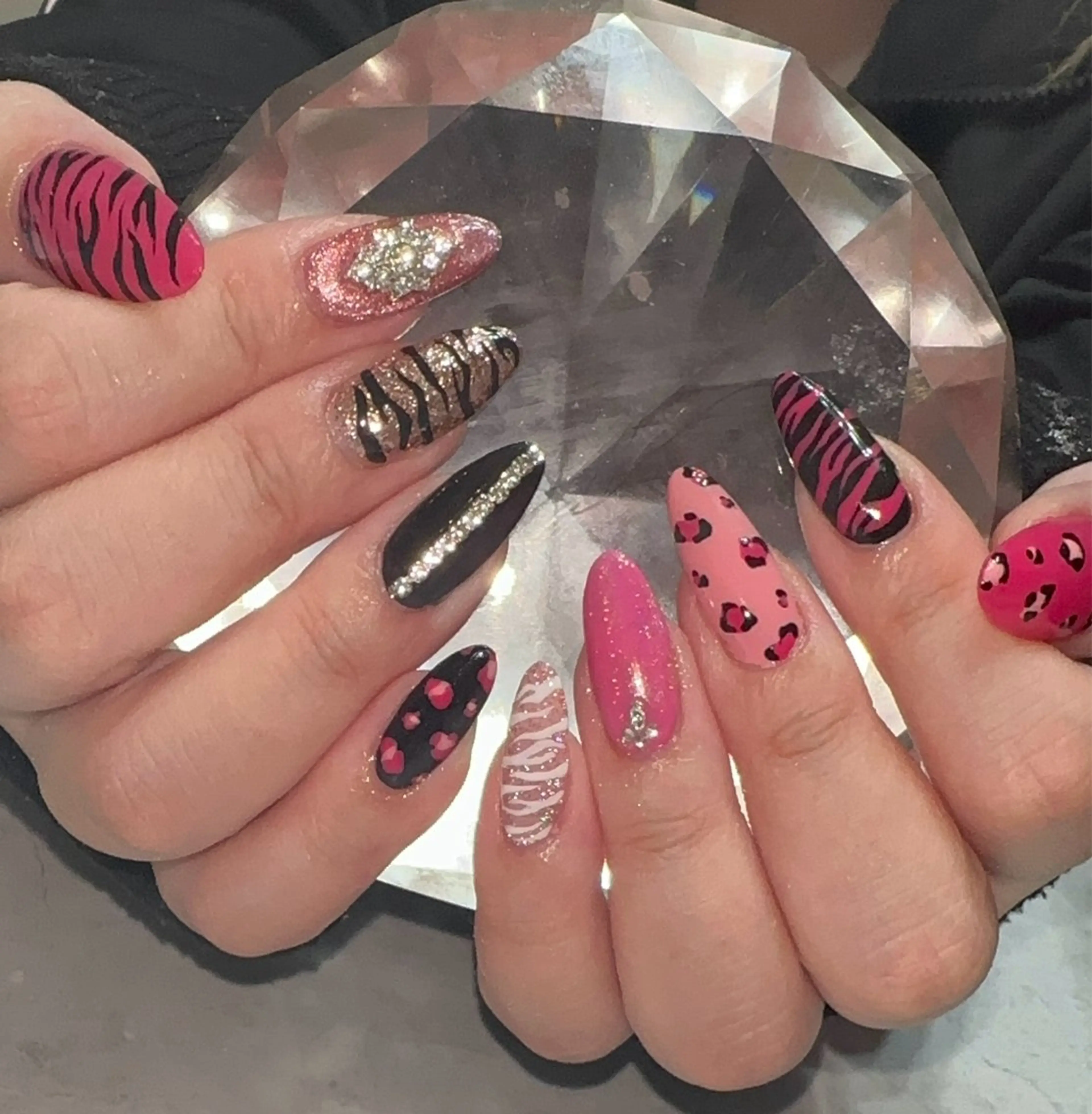 ネイル アニマル柄 アートネイル Nailsalon Clairのネイルデザイン