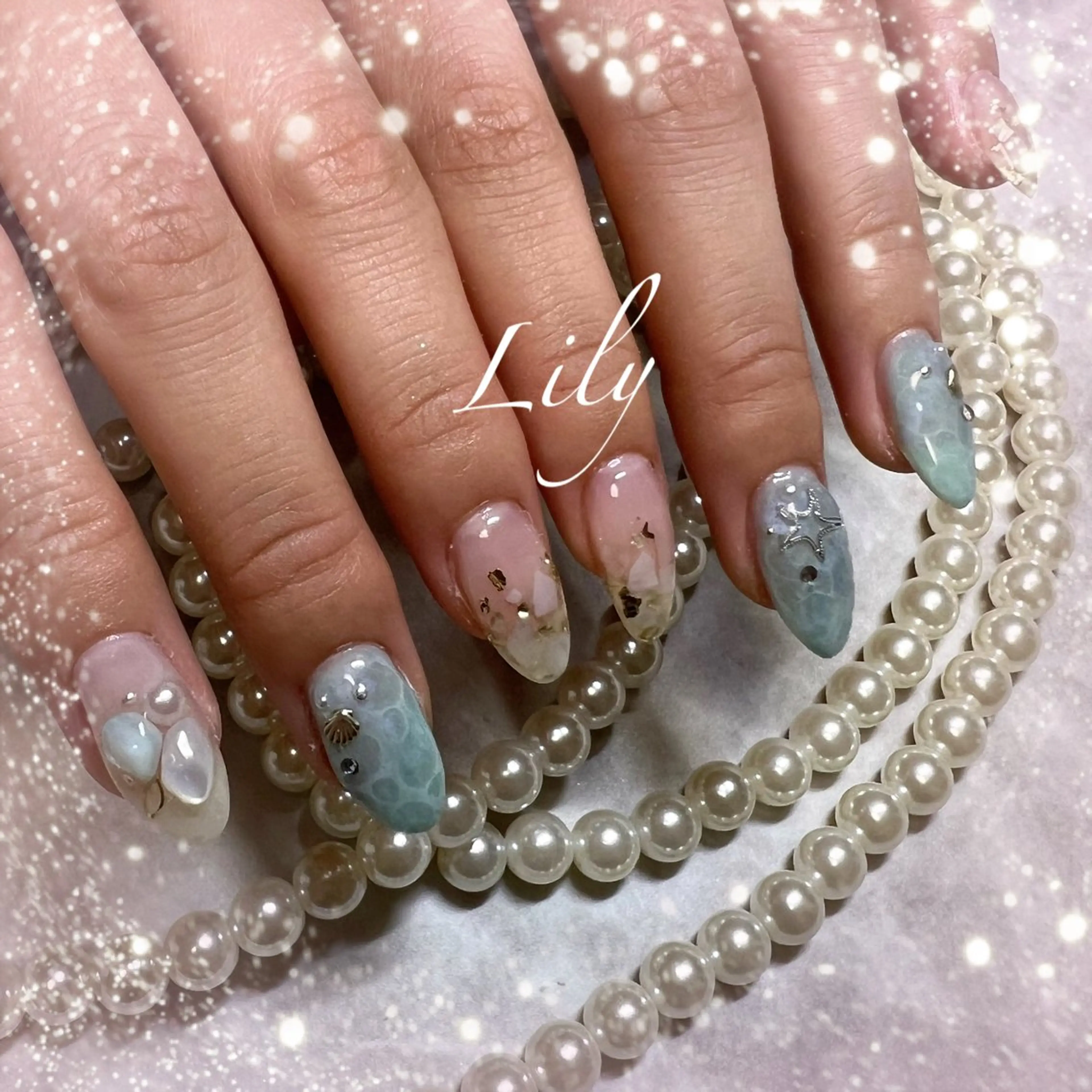 ネイル ハンドネイル Nailsalon Lilyのネイルデザイン
