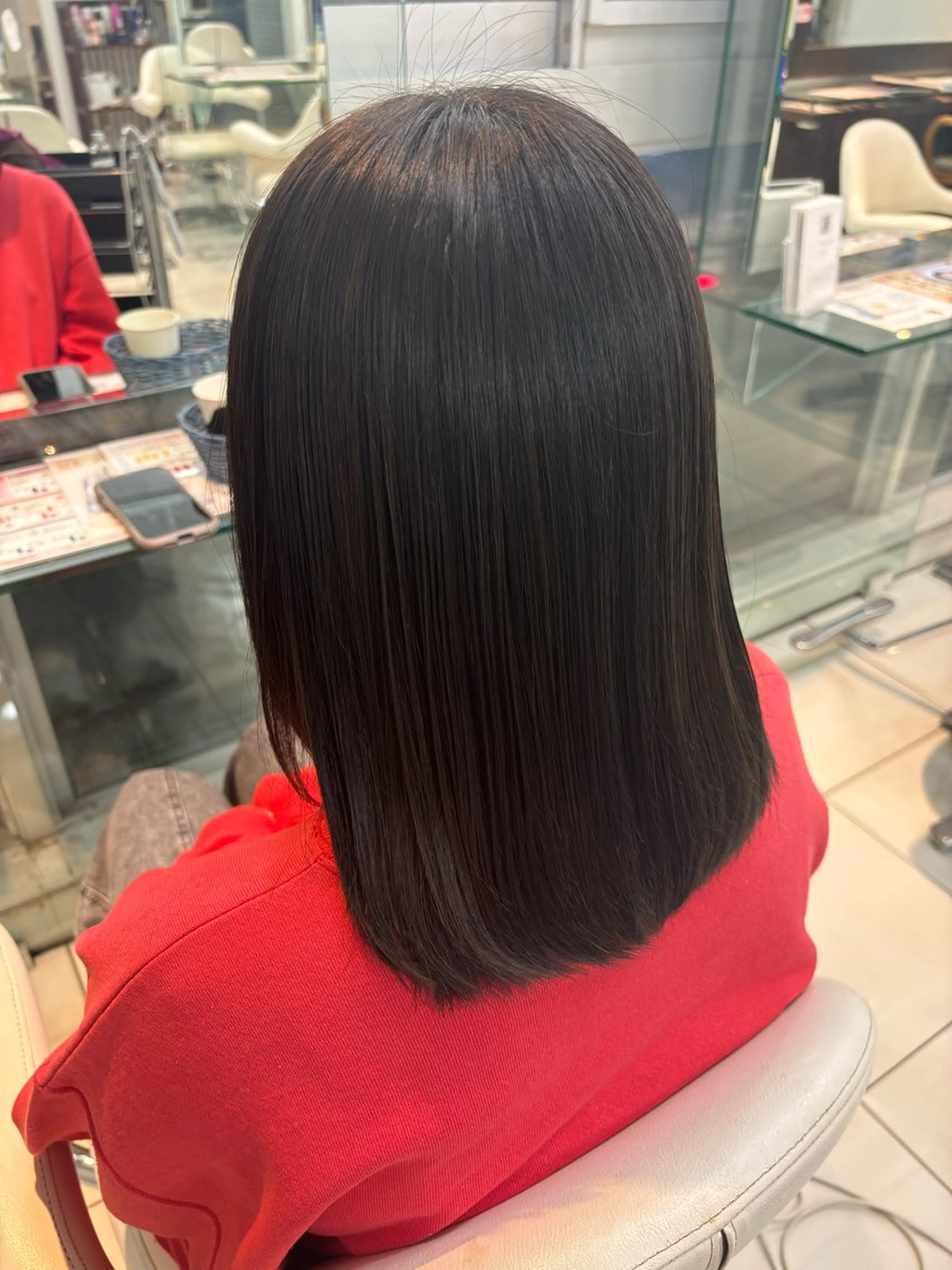 ミディアム カット カットモデル募集中 👗青木静香のヘアスタイル