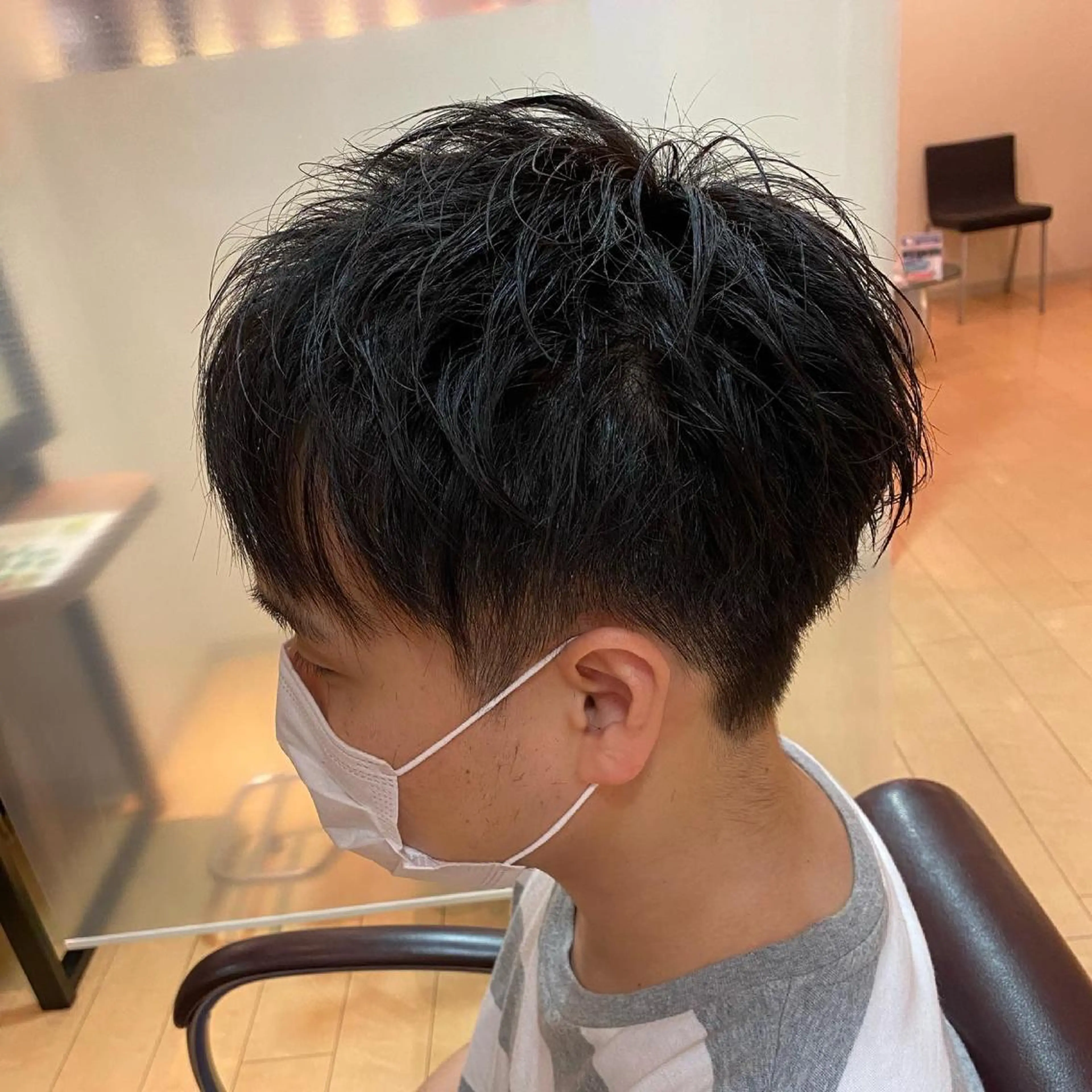 メンズ ツーブロック 刈り上げ KAZU所属・安藤 慎悟のヘアスタイル