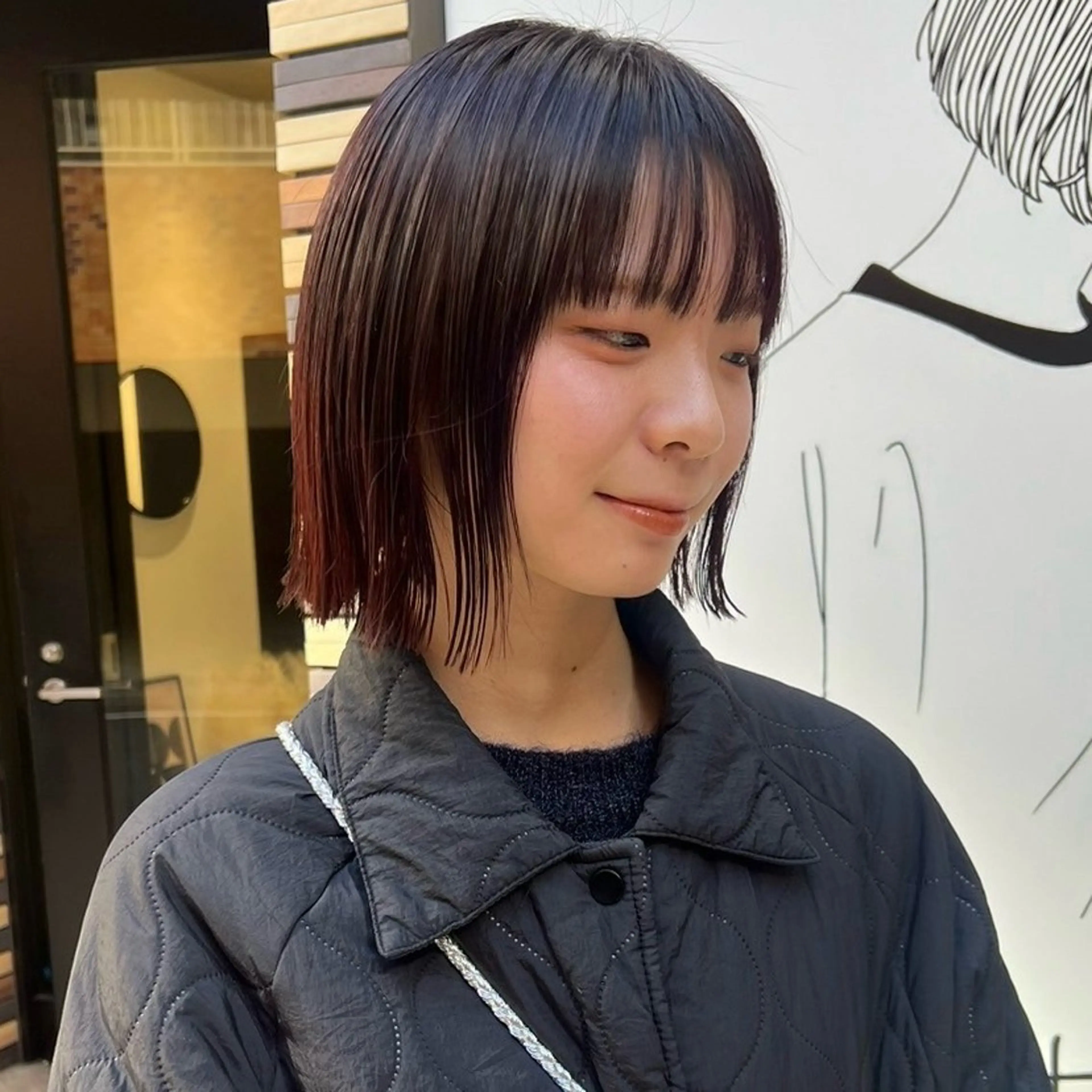 ショート カラー ブラウンカラー 透明感カラー ピンクカラー ピンクブラウン ヘアカラー トリートメント 赤み除去特化⭐️ Kosukeのヘアスタイル