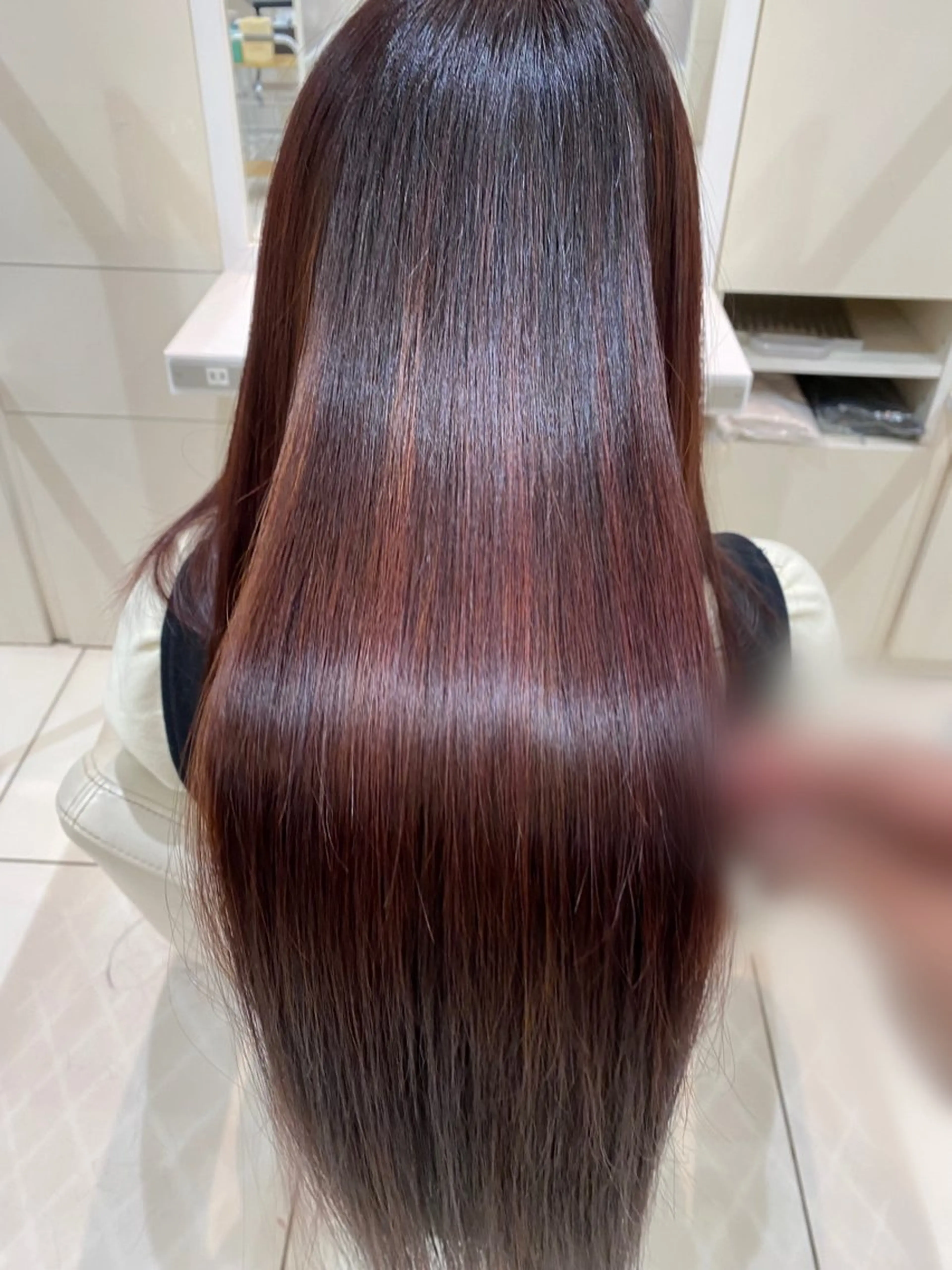 ロング 縮毛矯正 ♡ RUNA ♡ モデル募集中🍒ྀིのヘアスタイル