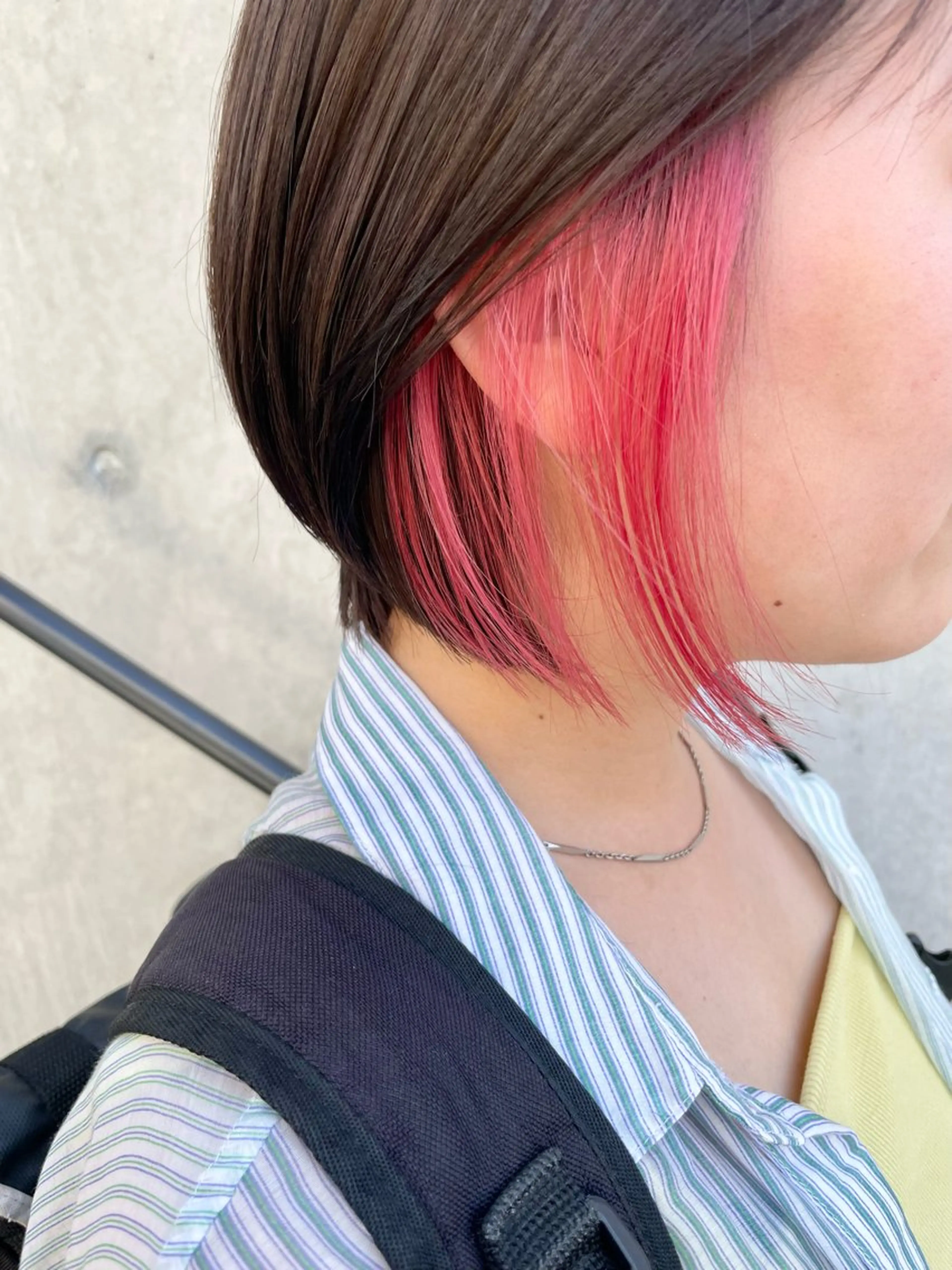 ショート カラー ショートボブ ベージュカラー インナーカラー ピンクカラー ボブ カット ヘアカラー トリートメント ショートボブ縮毛矯正 髪質改善のプロ山道潤のヘアスタイル