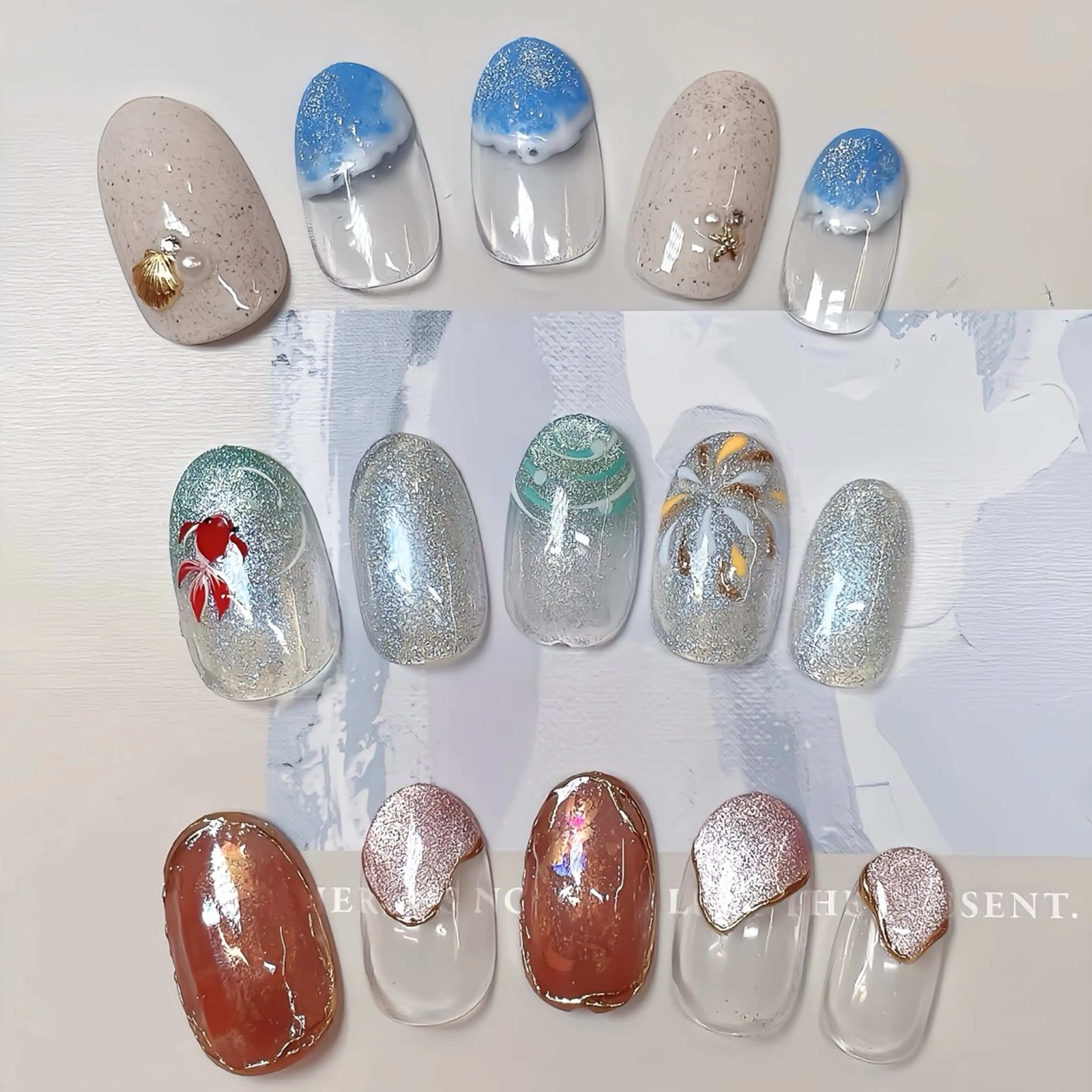 ネイル Aube Nail 佐藤のネイルデザイン