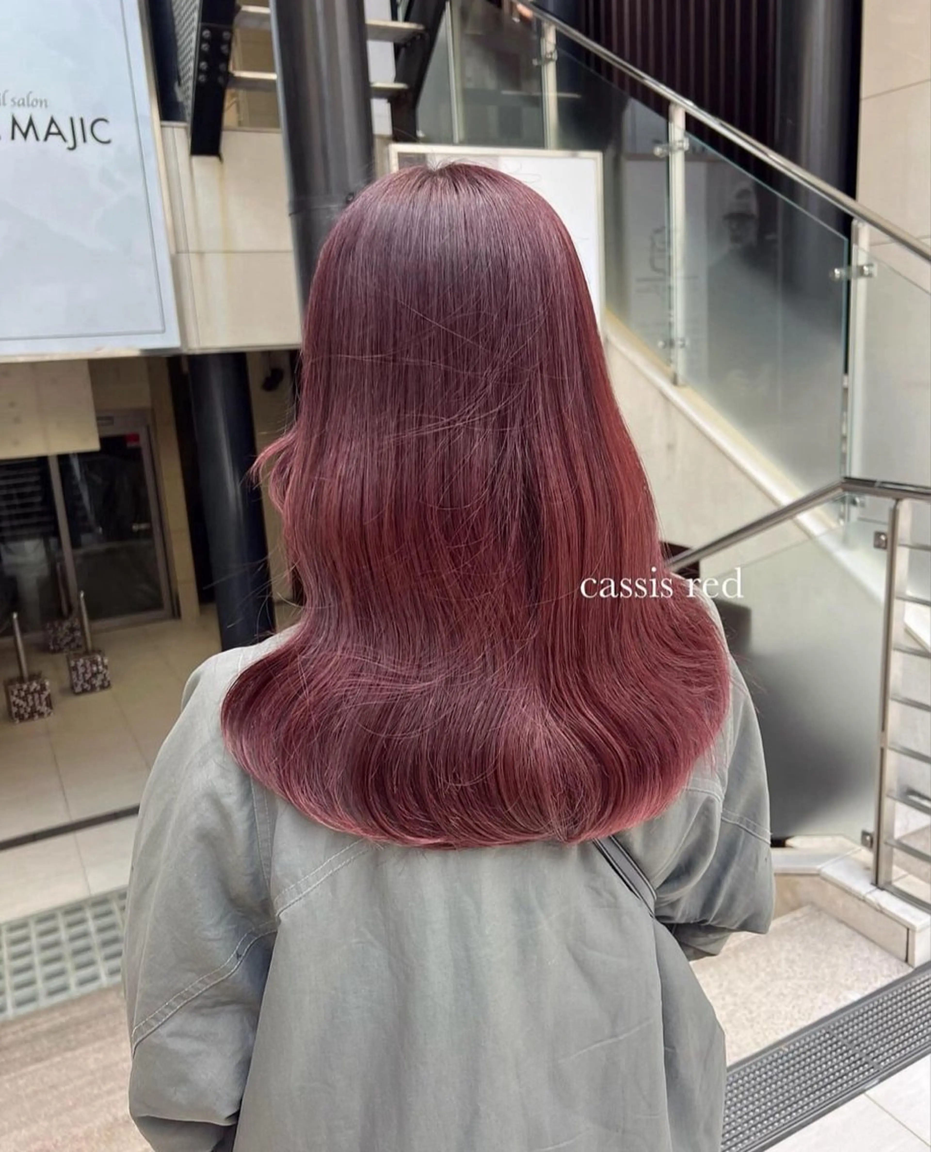 セミロング カラー カット ヘアカラー 【女性限定】 田中明莉🎀のヘアスタイル