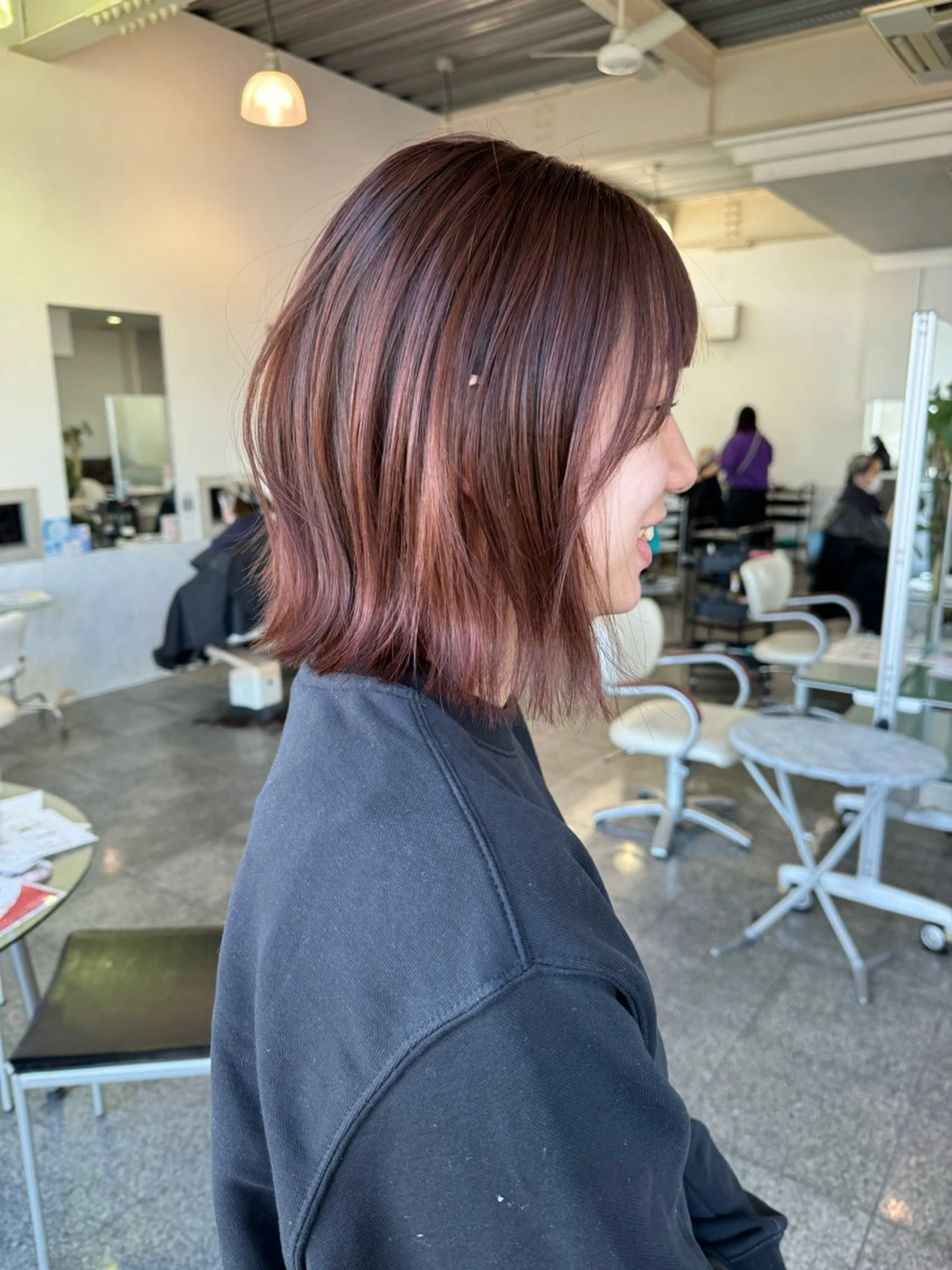 ショート カラー ブラウンカラー ラベンダーカラー ラベンダーピンク ピンクカラー ピンクブラウン カット ヘアカラー トリートメント 🫧ヒシダアキ /taboo🫧のヘアスタイル