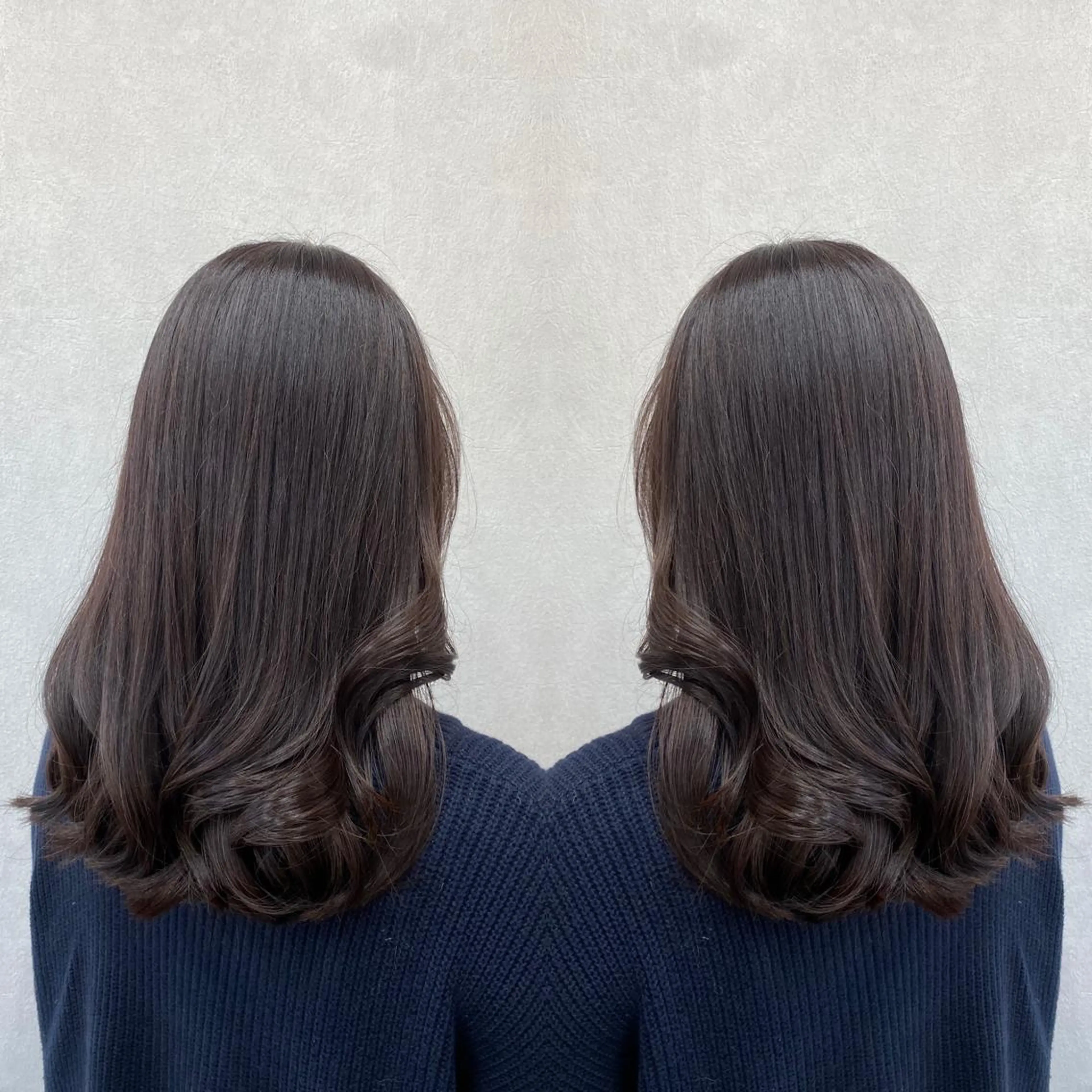 ロング カラー カット トリートメント tocca 💜石田愛結💜のヘアスタイル