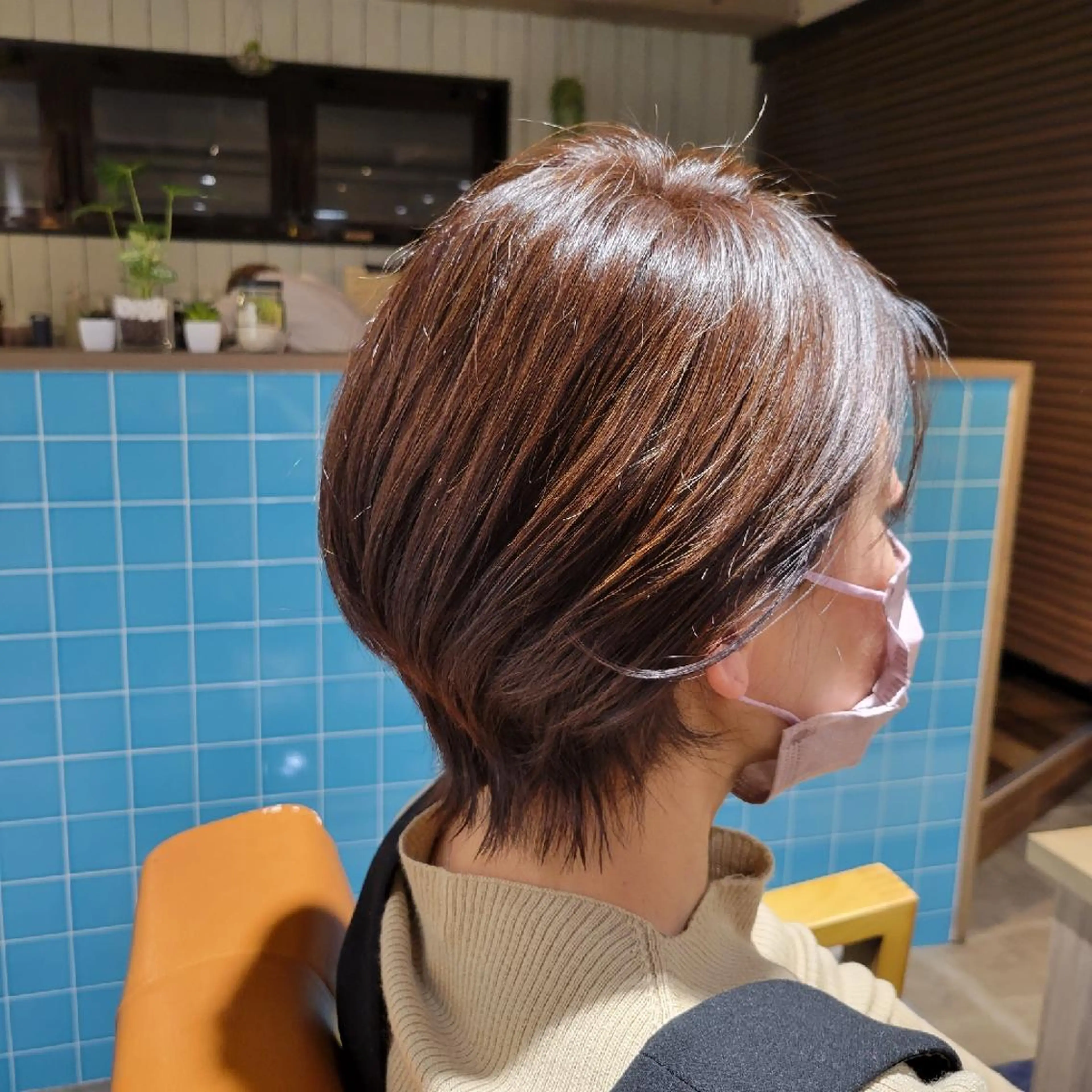 ショート ショートヘア ウルフカット カット ヘアカラー トリートメント alushe 岡 陽子のヘアスタイル
