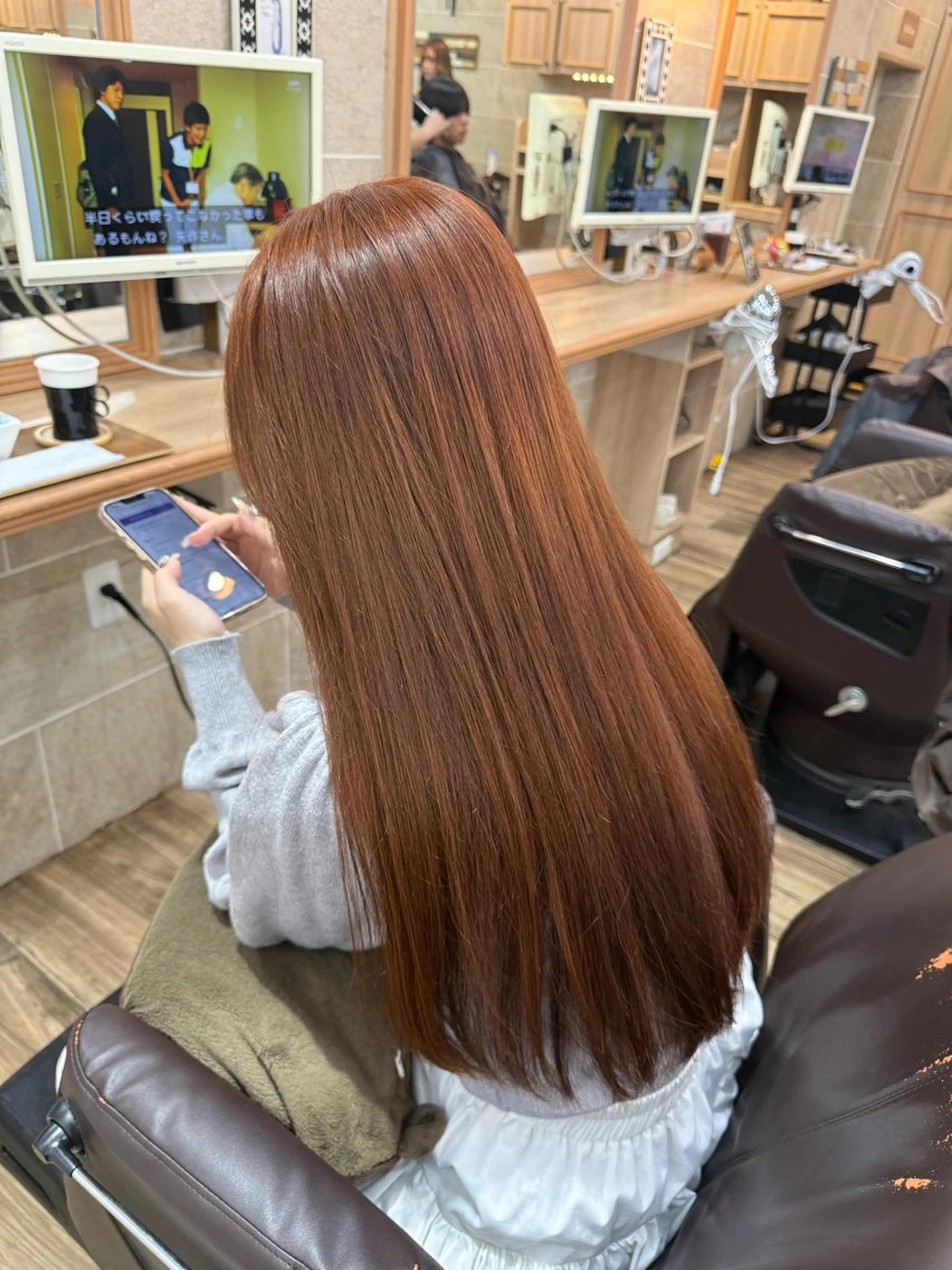 ロング カラー ヘアカラー トリートメント 🌷 せいな🌷のヘアスタイル