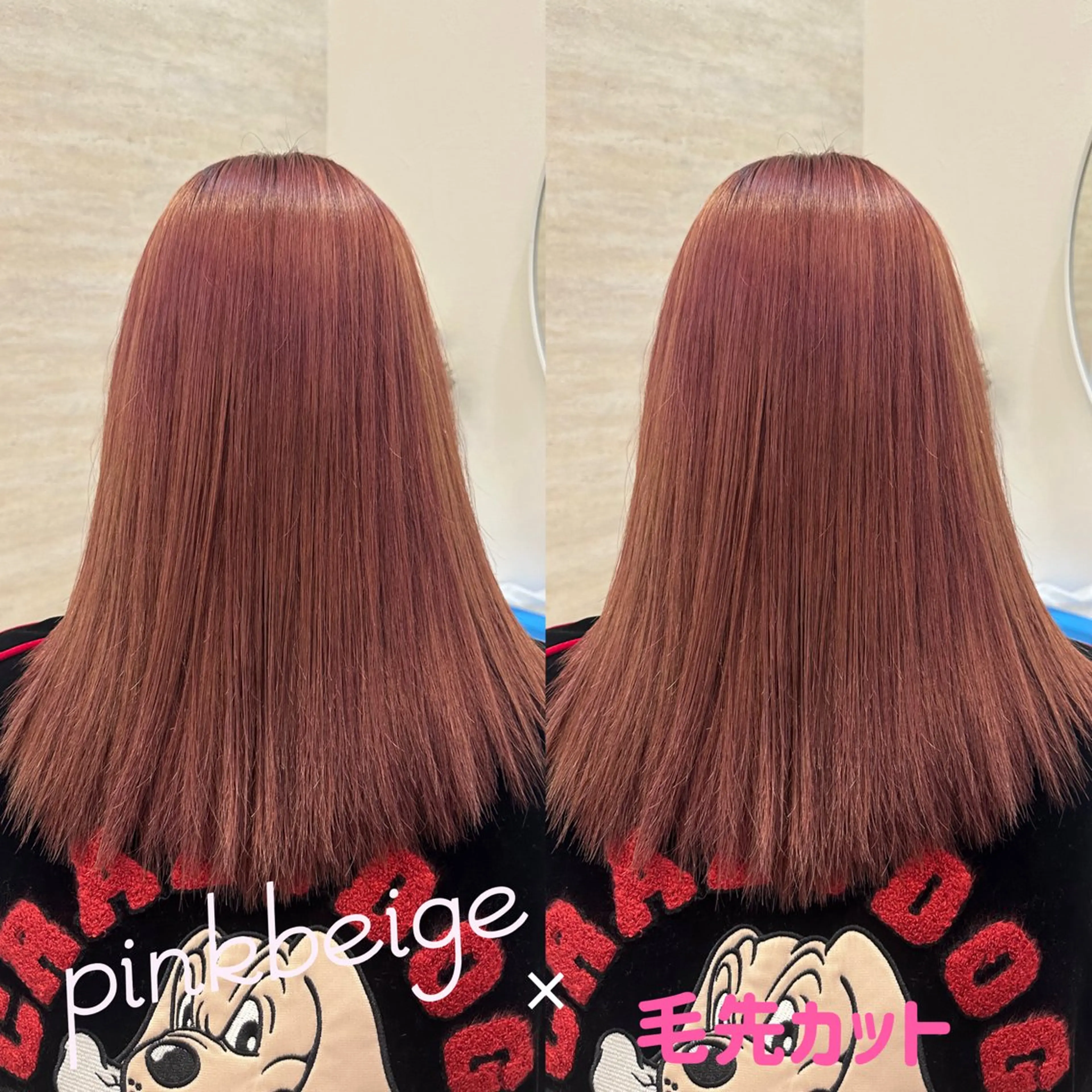 ミディアム lovis ゆうあのヘアスタイル